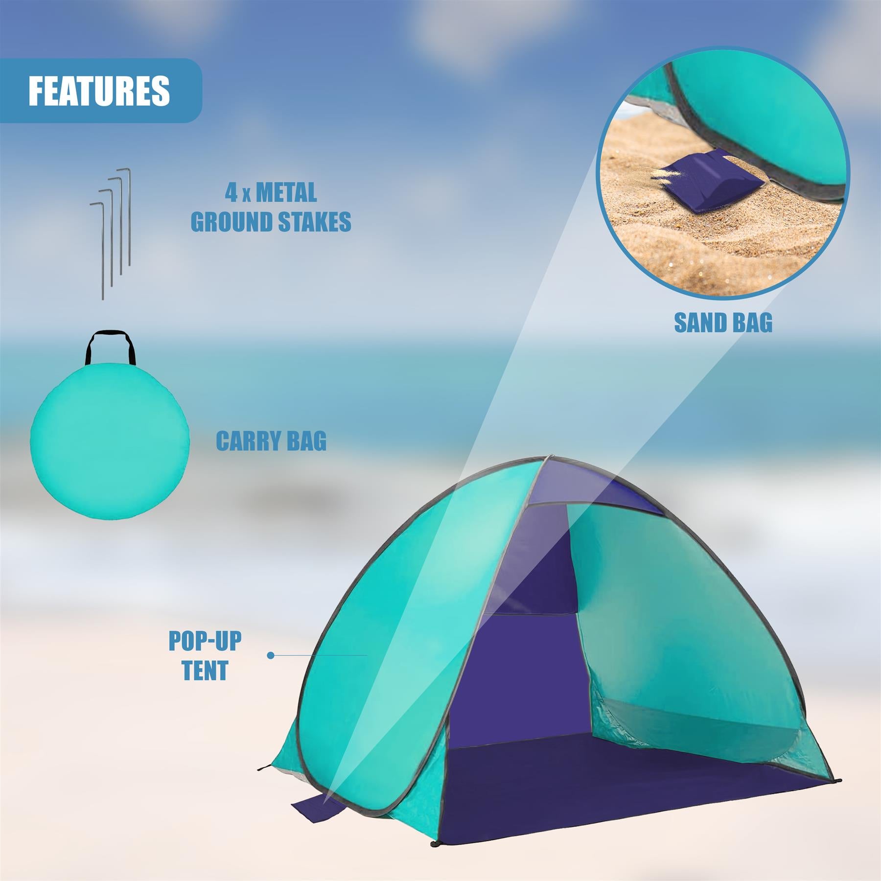 Pop-Up Tent by GEEZY - The Magic Toy Shop