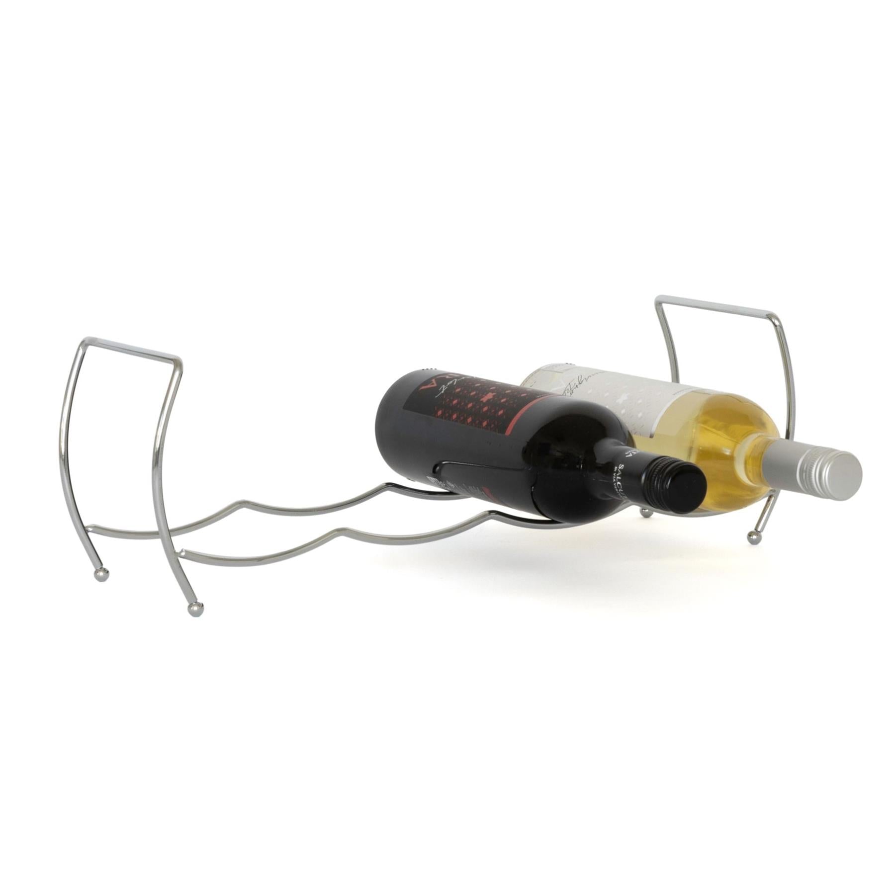 Stackable Chrome Wine Storage Display Rack by MTS - The Magic Toy Shop