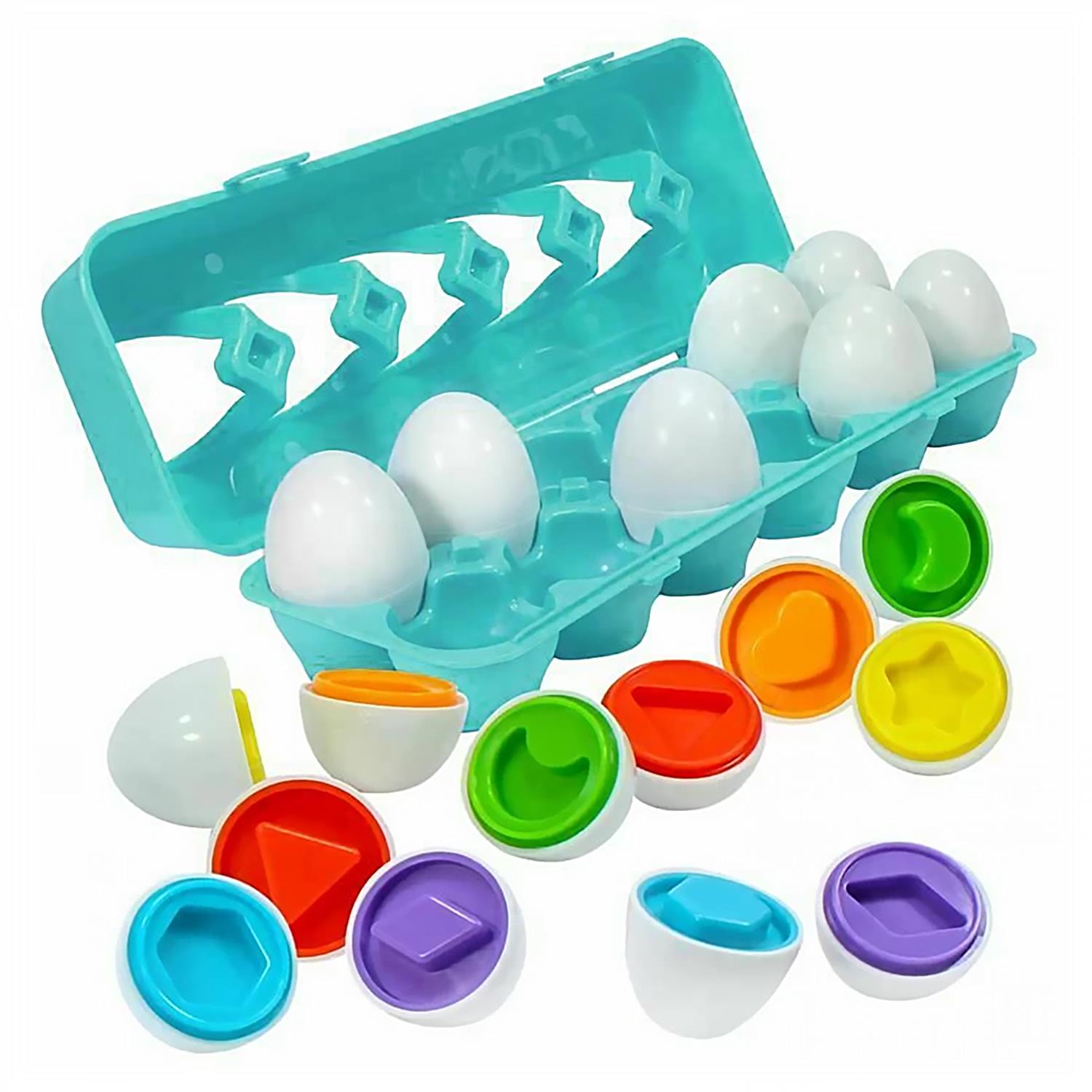 12 Shape Sorter Eggs by The Magic Toy Shop - The Magic Toy Shop