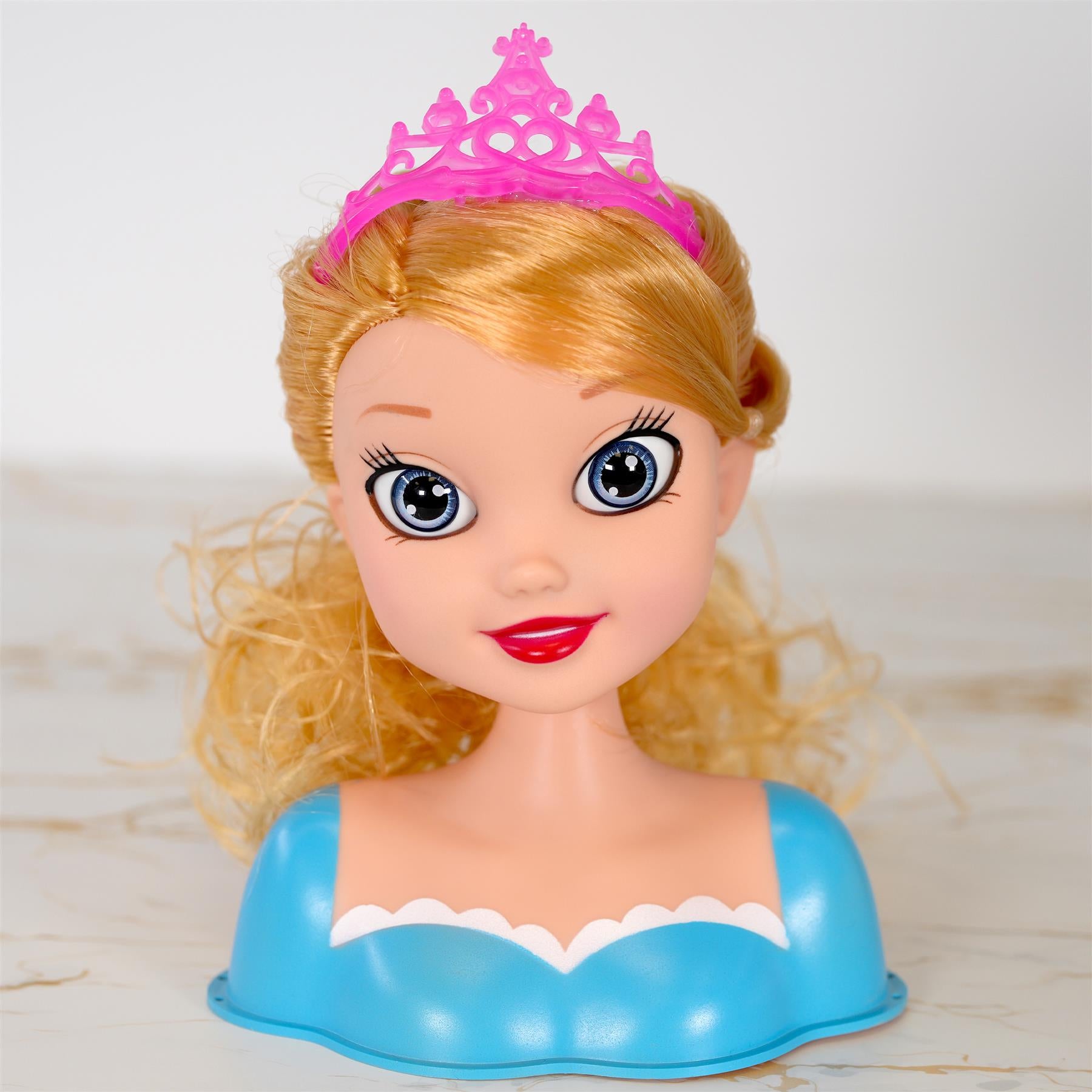 Princess Styling Head with Hair Accessories by BiBi Doll - The Magic Toy Shop