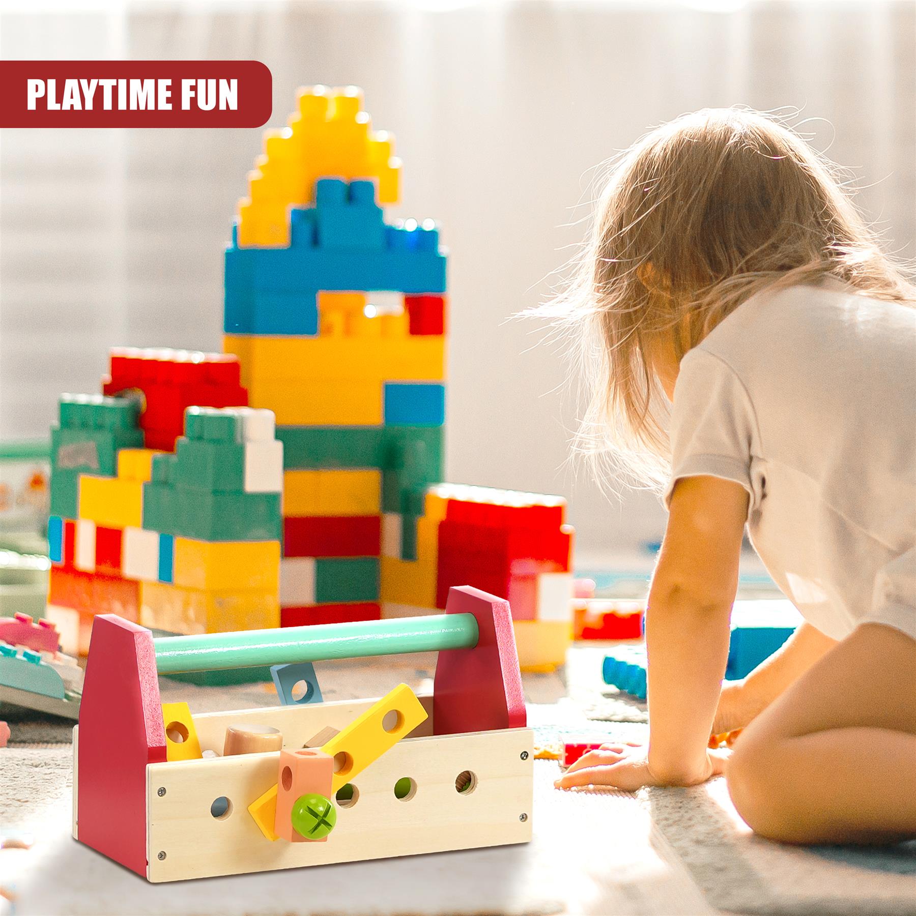 Kids Tool Set 17Pcs by The Magic Toy Shop - The Magic Toy Shop