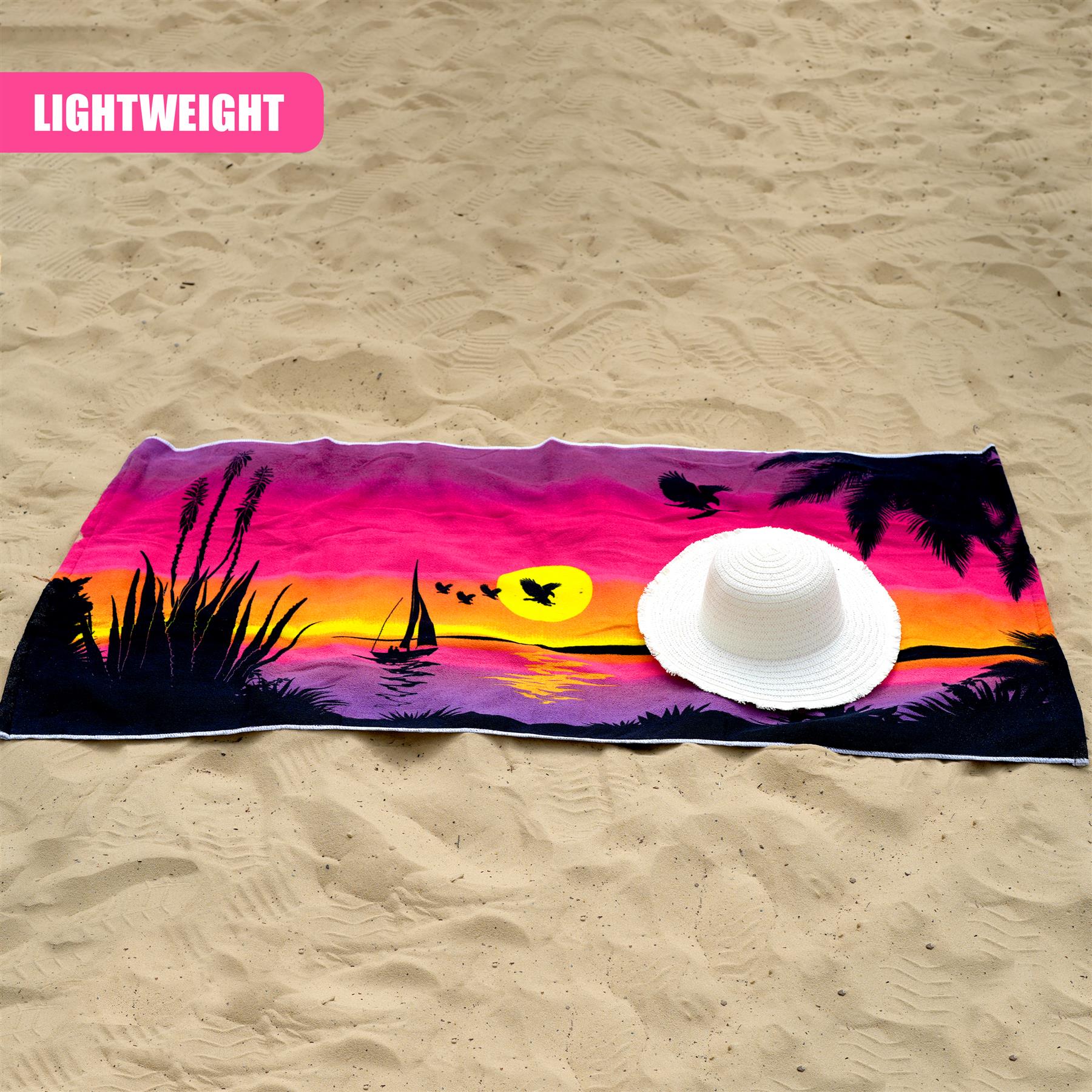 Sunrise Design Large Towel by Geezy - The Magic Toy Shop