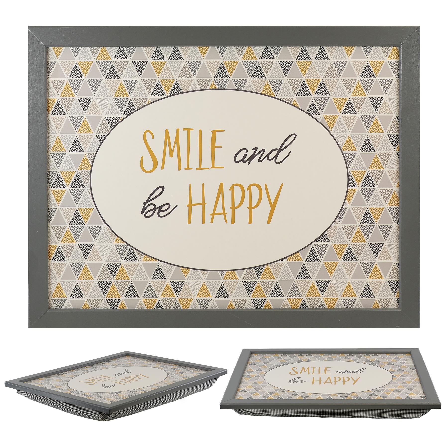 Smile and Be Happy Lap Tray With Bean Bag Cushion by Geezy - The Magic Toy Shop