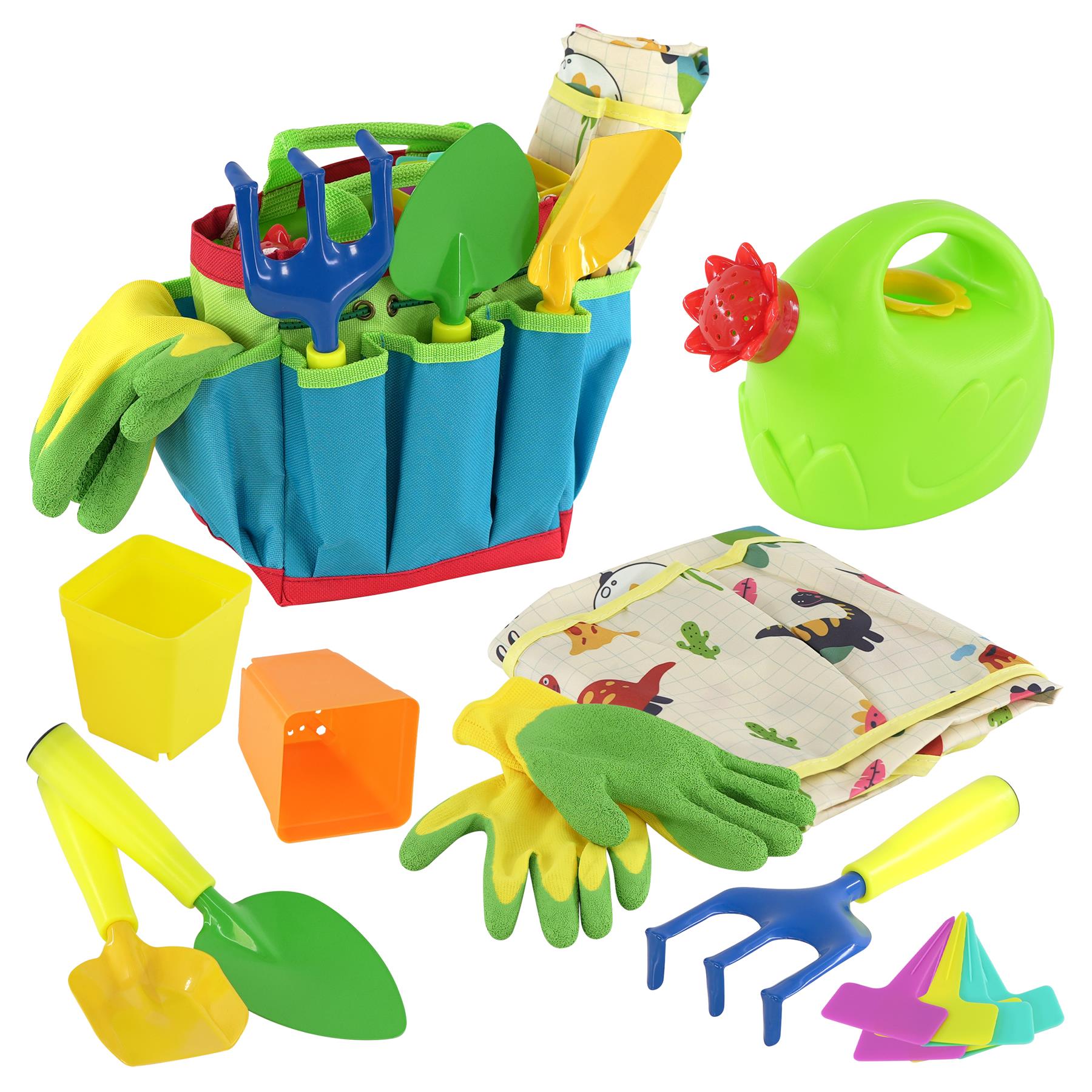 Set Of 4 Kids Garden Tools & Carry Bag by The Magic Toy Shop - The Magic Toy Shop
