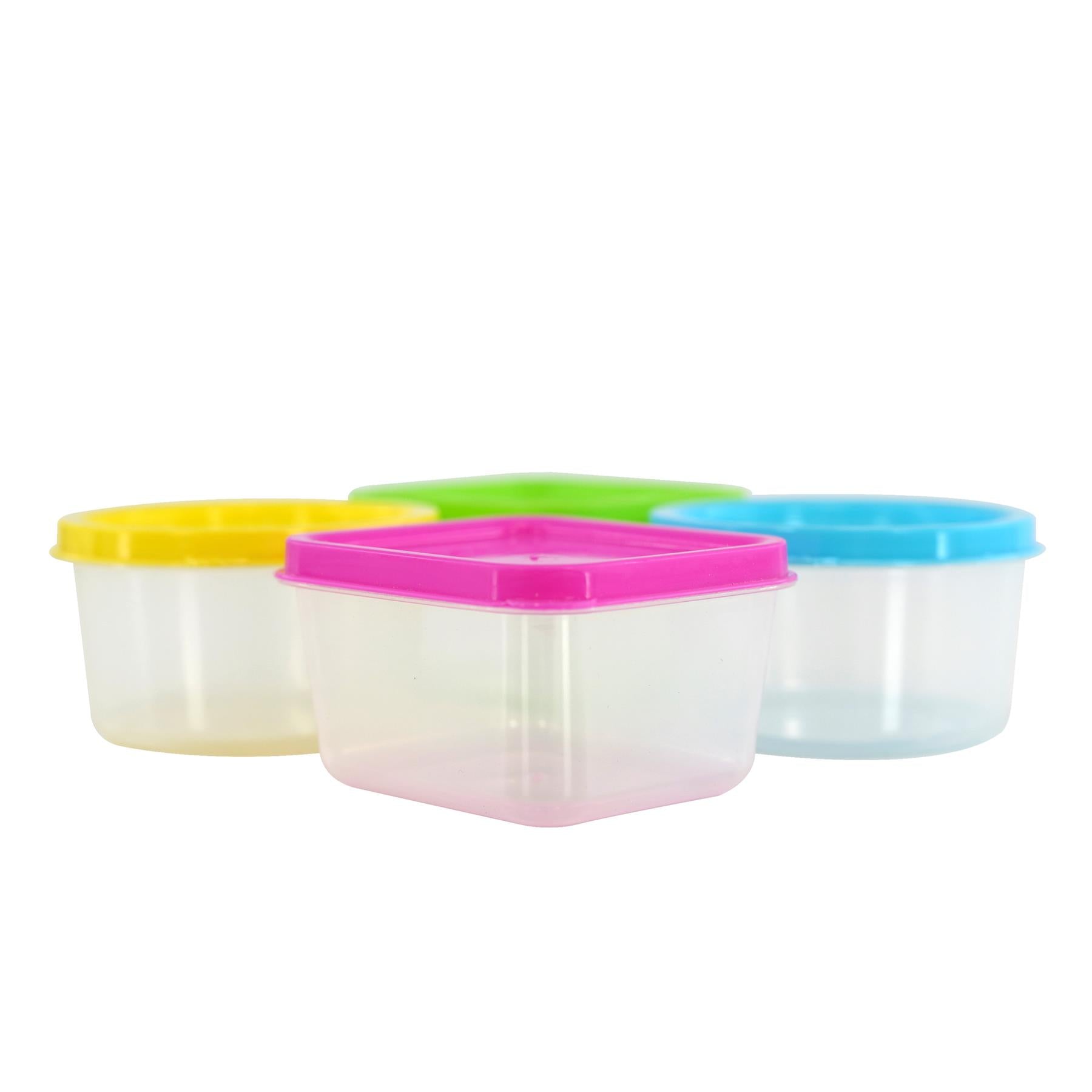 Set of 4 Mini Food Storage Containers with Lids by GEEZY - The Magic Toy Shop