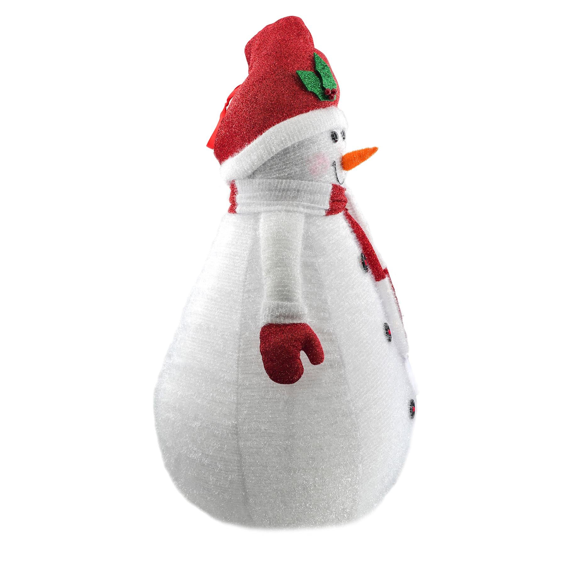 Collapsible Snowman Christmas Decoration with LED lights by The Magic Toy Shop - The Magic Toy Shop