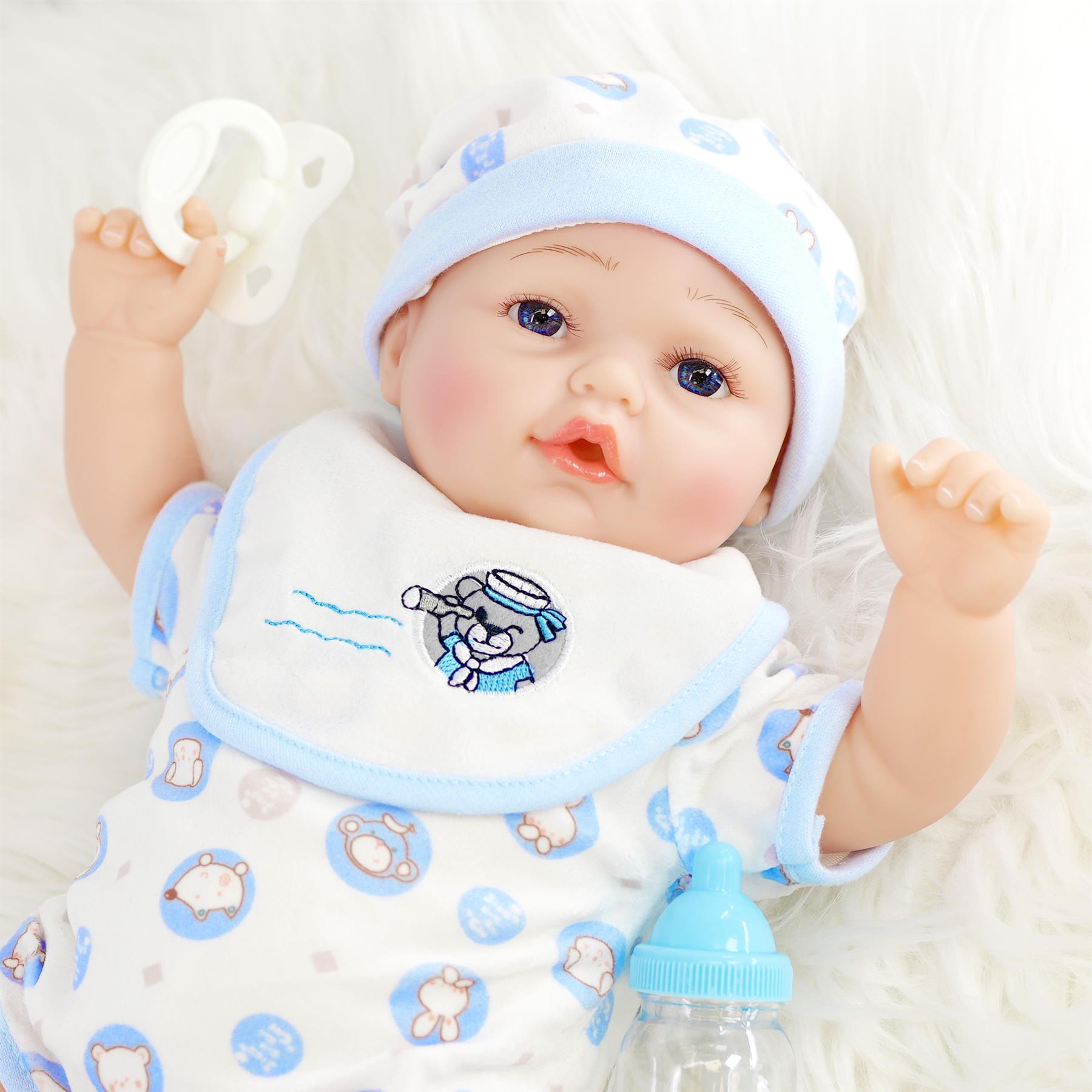 BiBi Doll Reborn Boy "Azul" (43 cm / 17") by BiBi Doll - The Magic Toy Shop