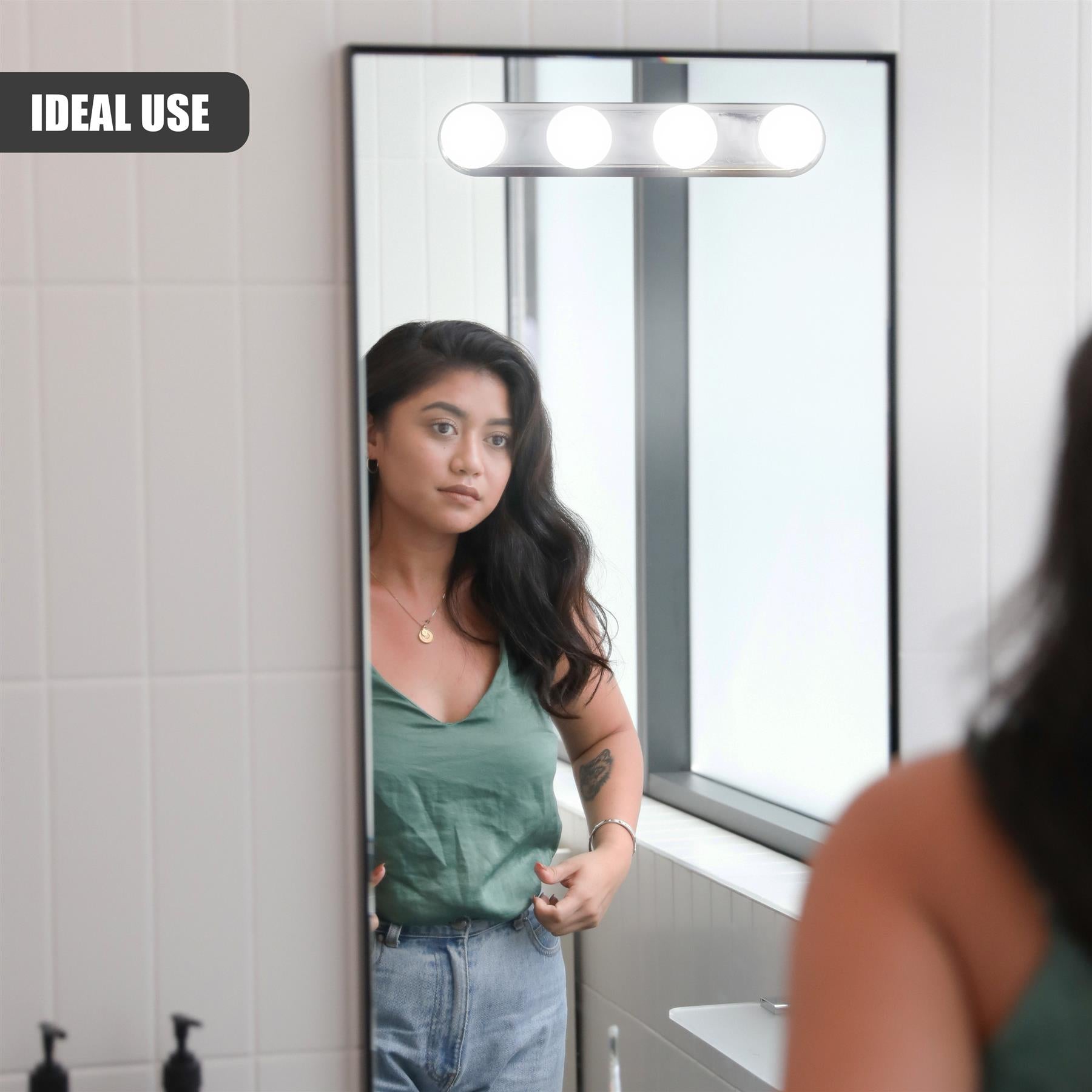 Stick-On LED Mirror Lights by GEEZY - The Magic Toy Shop