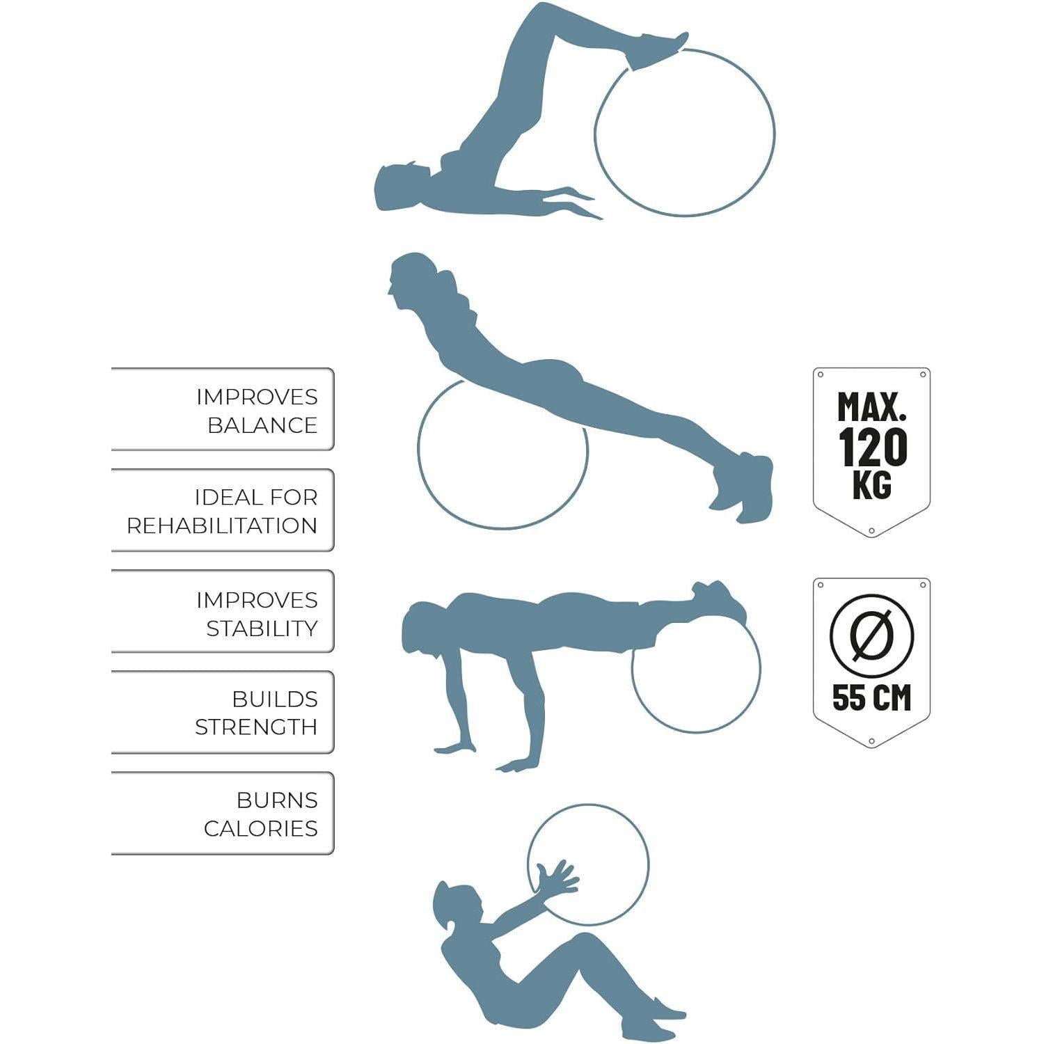 Inflatable Exercise Ball by GEEZY - The Magic Toy Shop