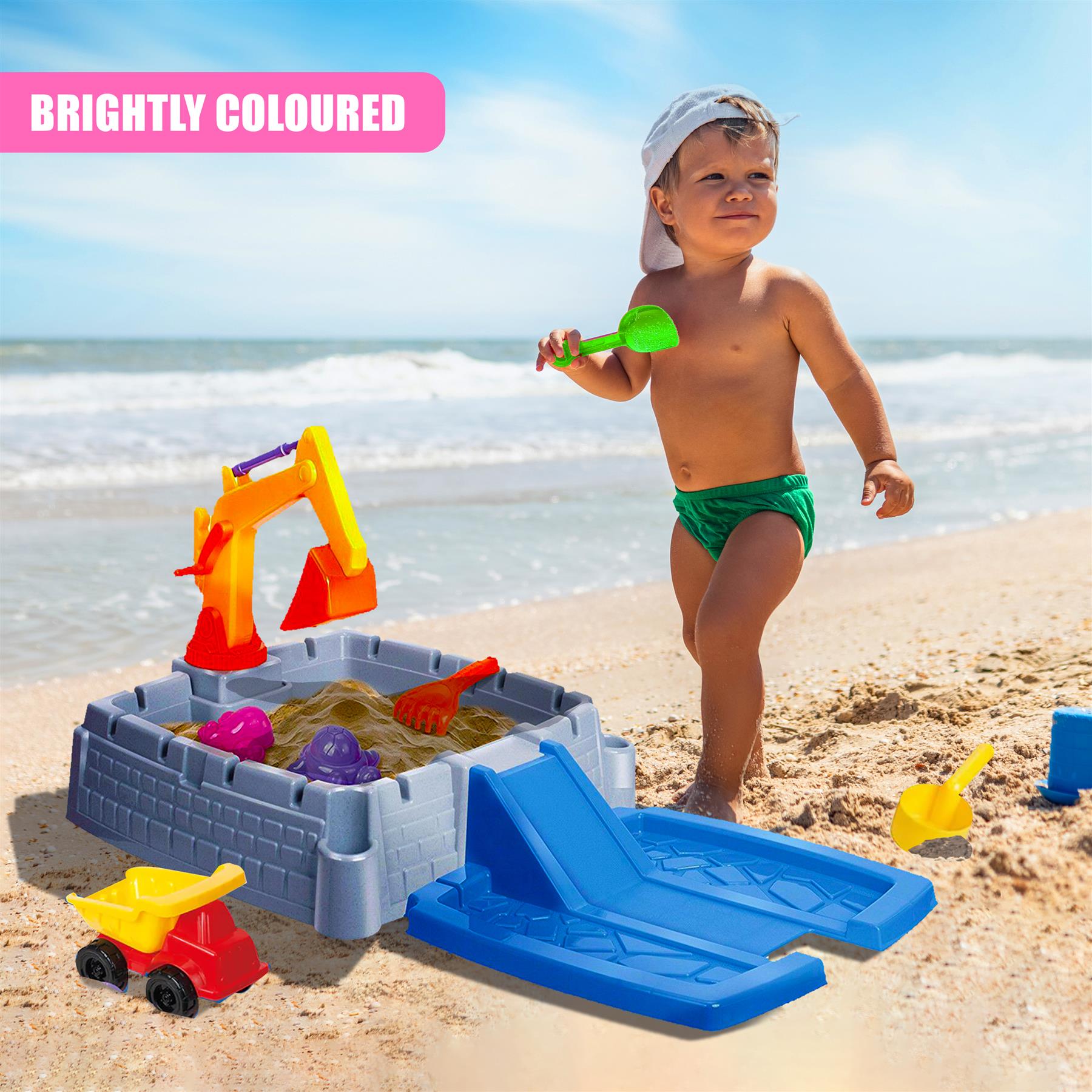 2 in 1 Kids Sand Box Water Table by The Magic Toy Shop - The Magic Toy Shop