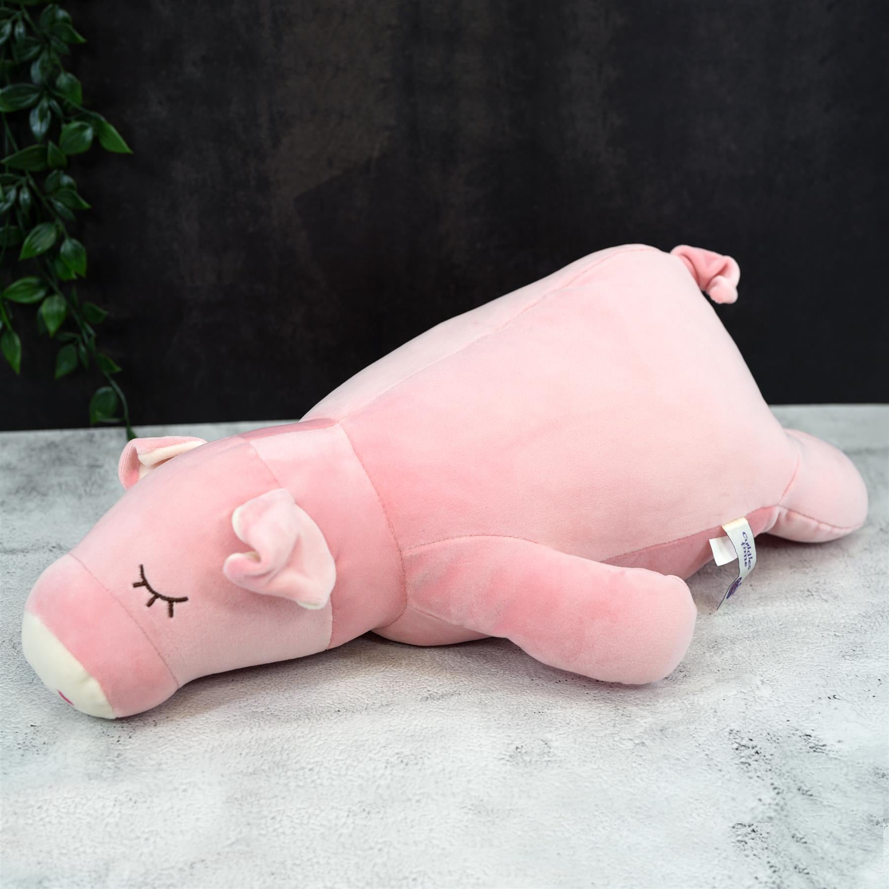 20” Super-Soft Pig Plush Pillow Toy by The Magic Toy Shop - The Magic Toy Shop