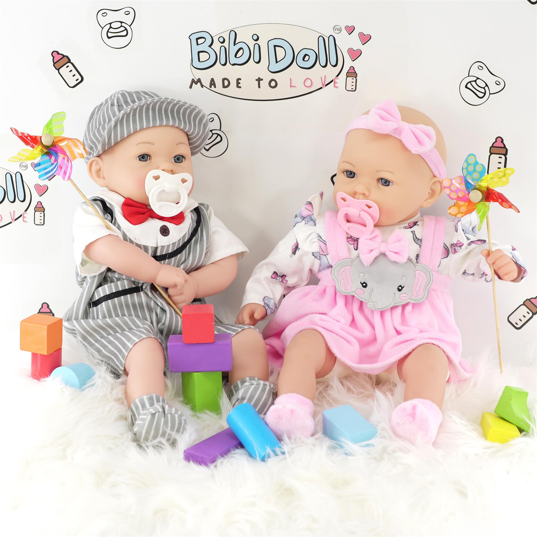 BiBi Baby Doll - Charlie (45 cm / 18") by BiBi Doll - The Magic Toy Shop