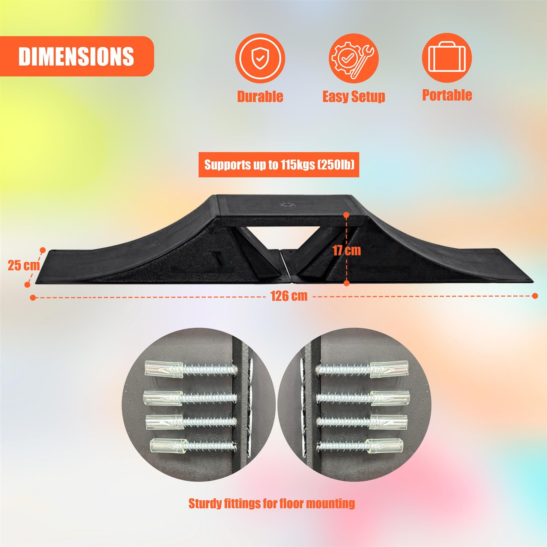 Double Mini Skate Ramp Set by GEEZY - The Magic Toy Shop