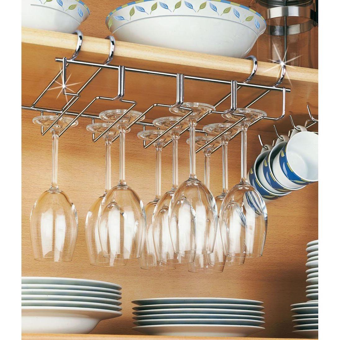 Under Shelf Wine Glass Rack by MTS - The Magic Toy Shop