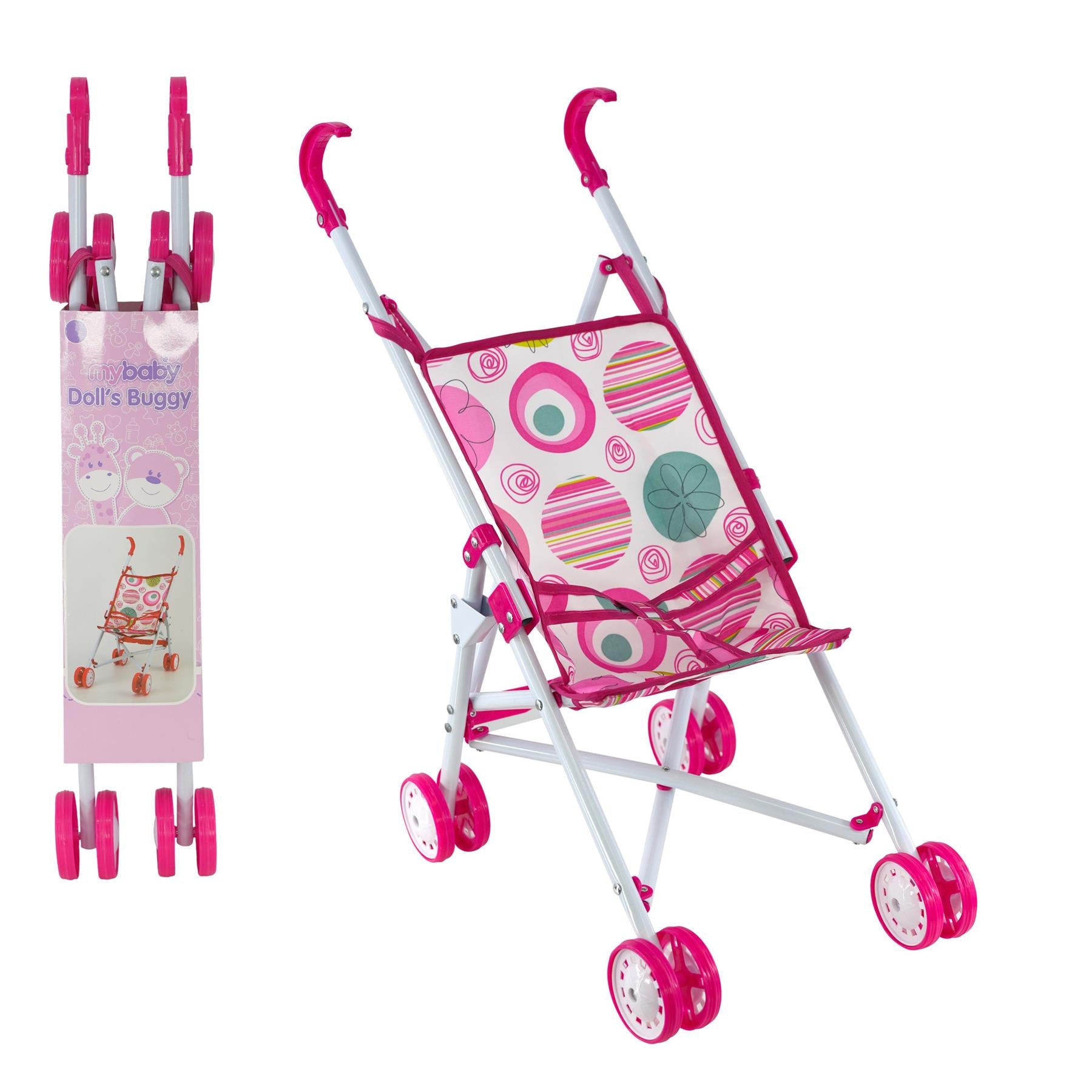 Baby Dolls Stroller - Pink by BiBi Doll - The Magic Toy Shop