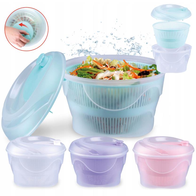 Large Plastic Salad Spinner Bowl by The Magic Toy Shop - The Magic Toy Shop