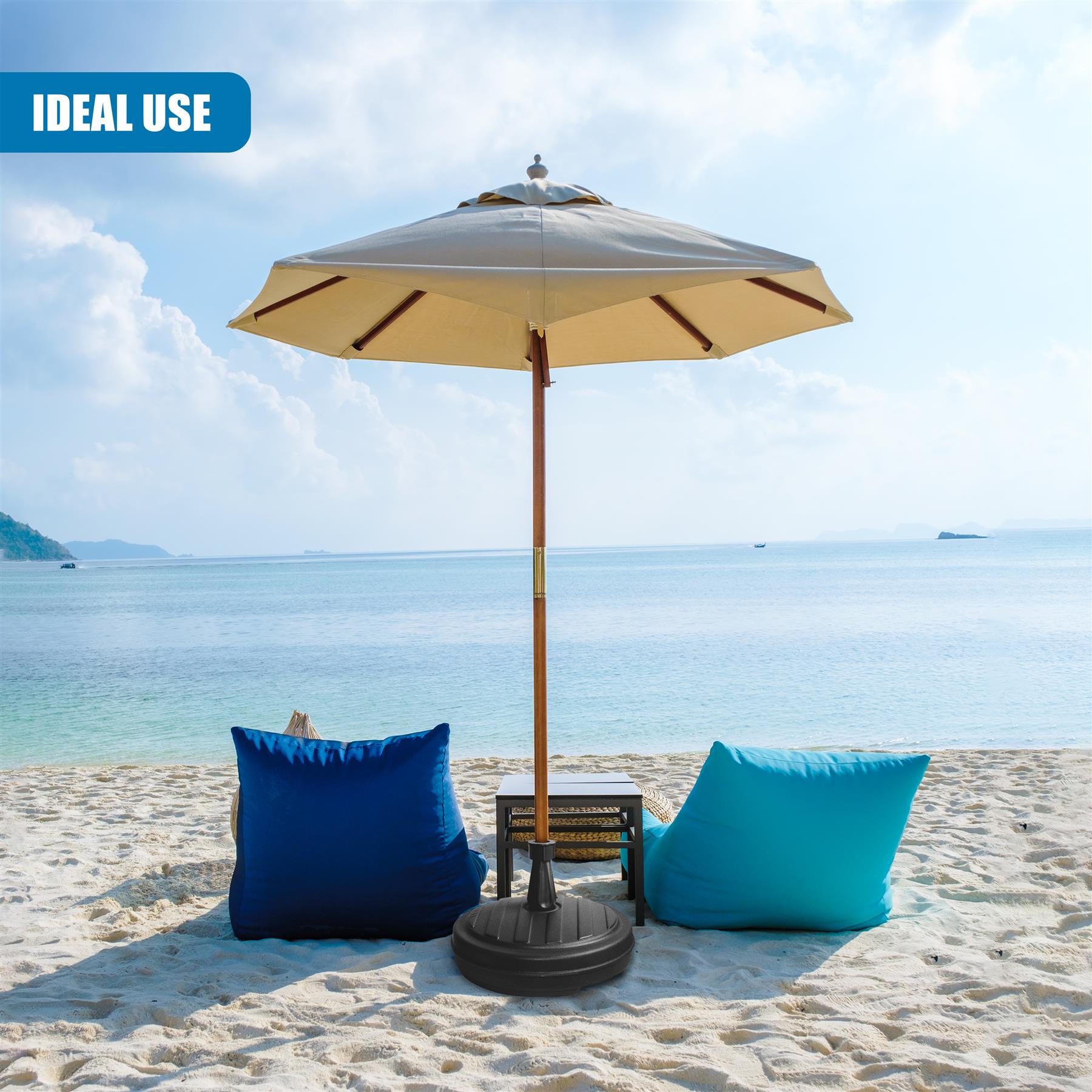 Black Parasol Base, 13L
