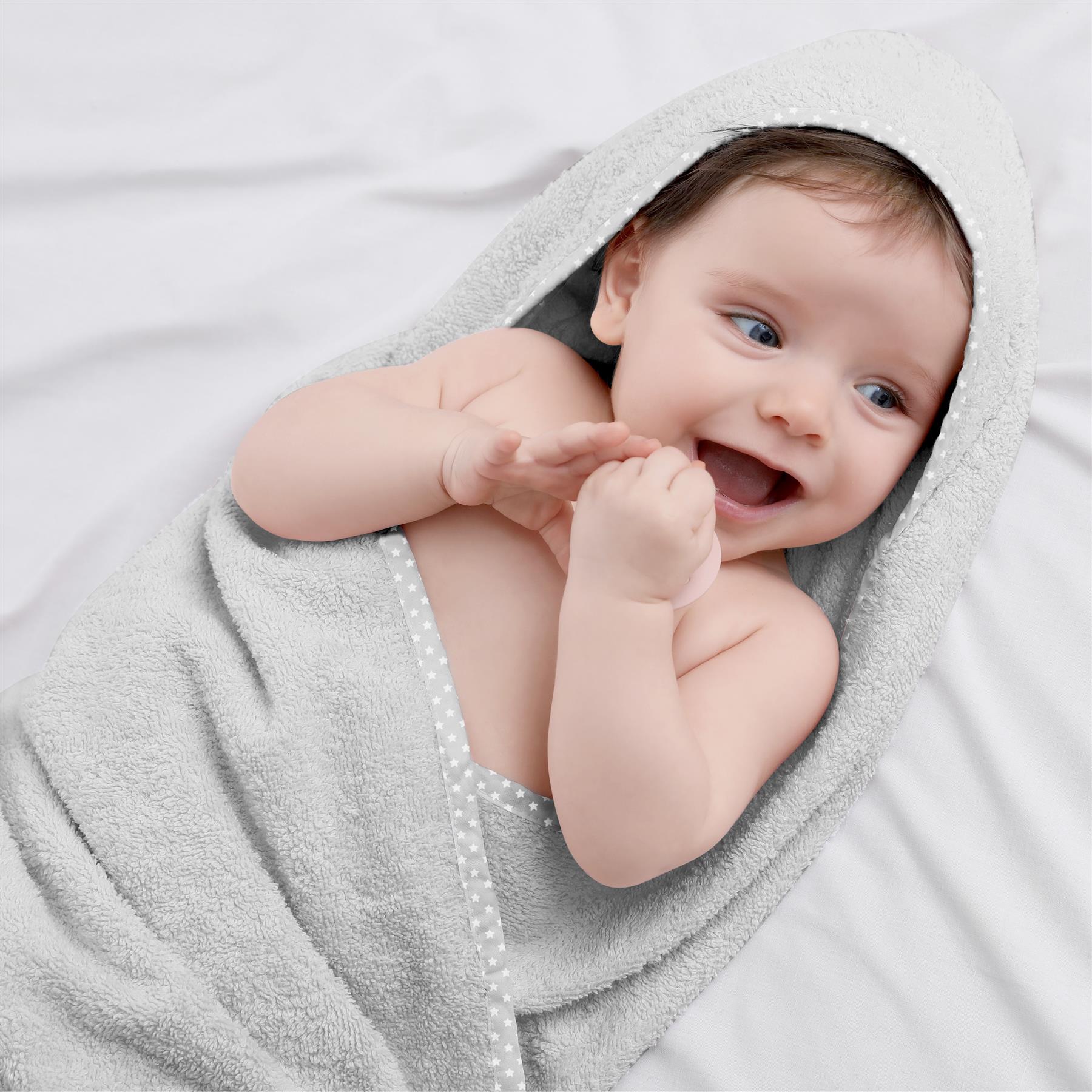 Pack of 2 Hooded Baby Bath Towels