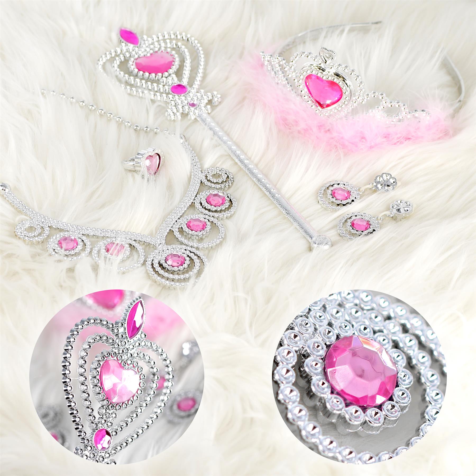 Princess Costume for Girls with Accessories by The Magic Toy Shop - The Magic Toy Shop