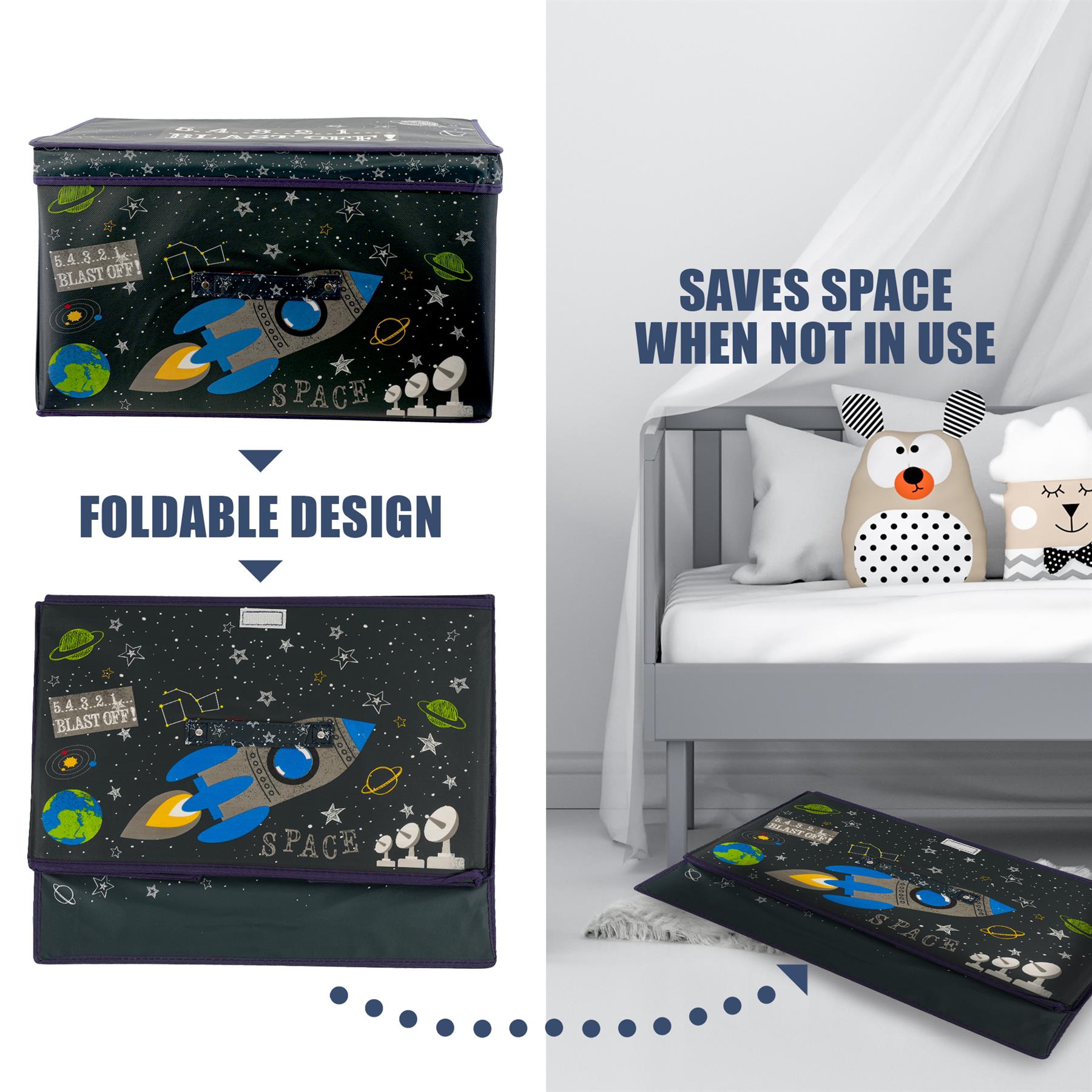 Blast Off Large Storage Box by The Magic Toy Shop - The Magic Toy Shop