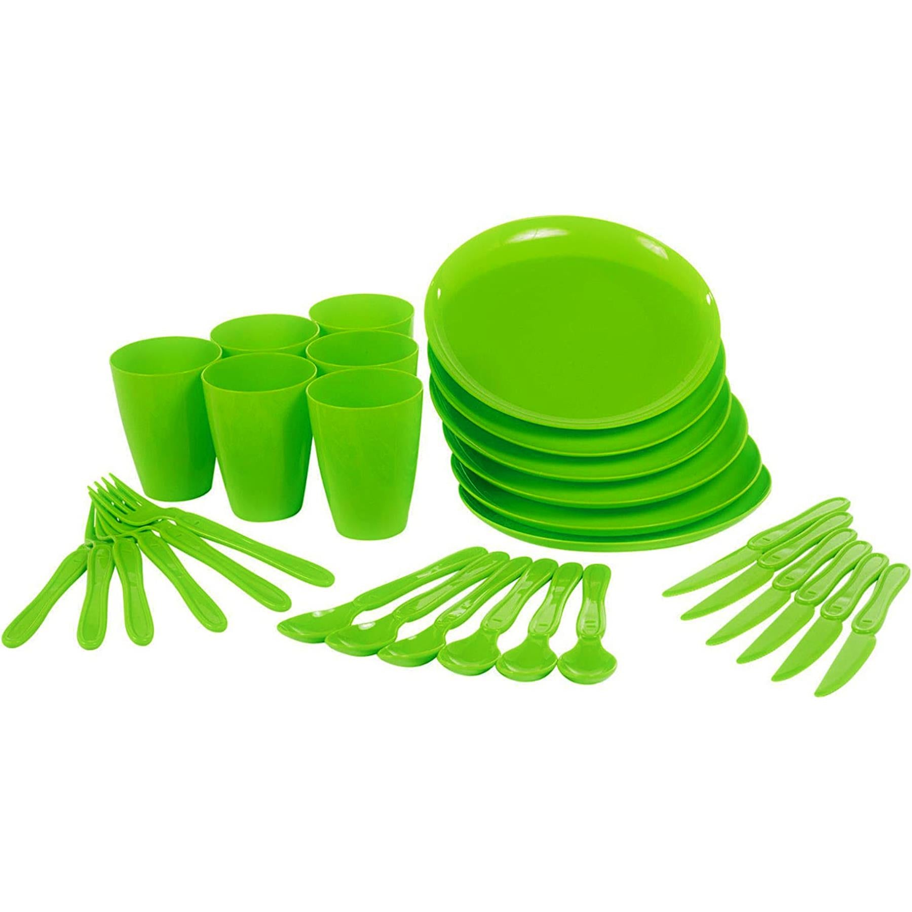 Green Camping Set For Six 31 Pieces by GEEZY - The Magic Toy Shop