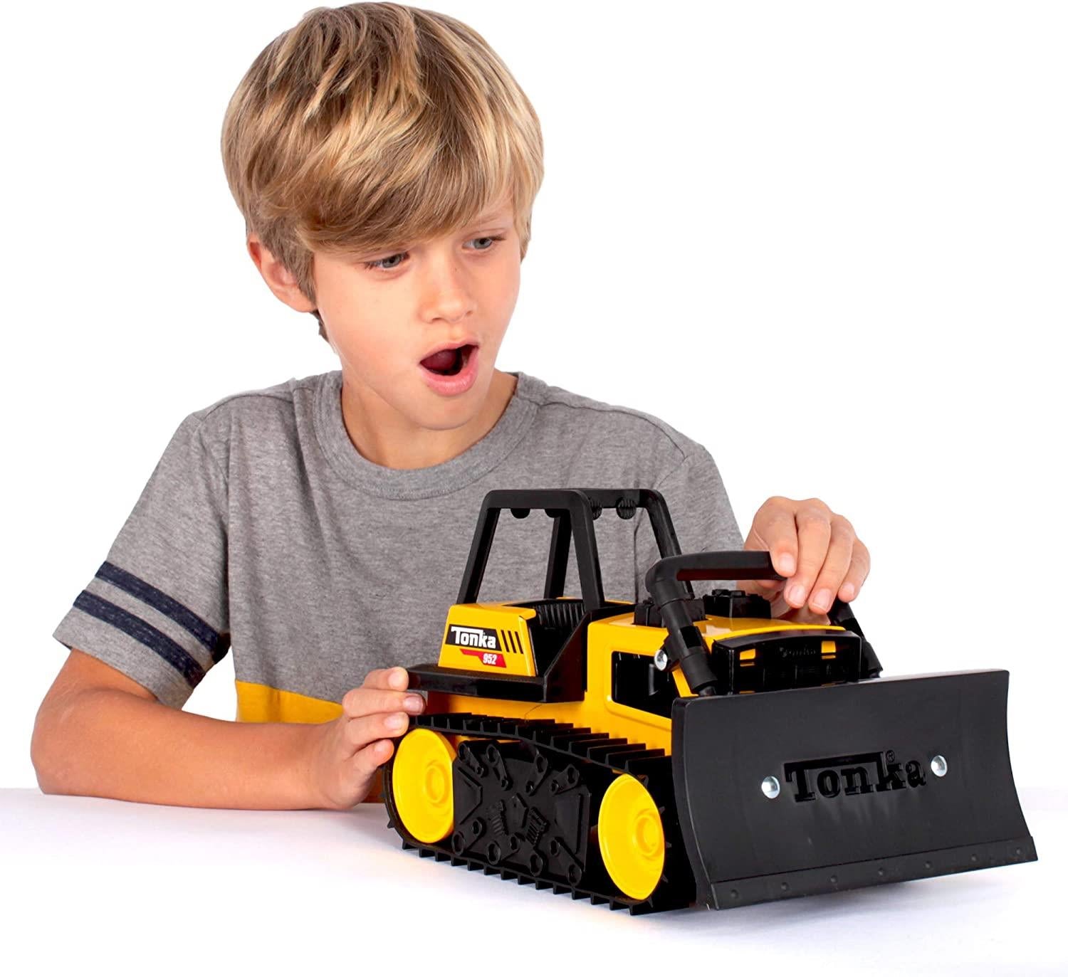 Tonka Steel Classics Bulldozer, Kids Construction Toys by Tonka - The Magic Toy Shop