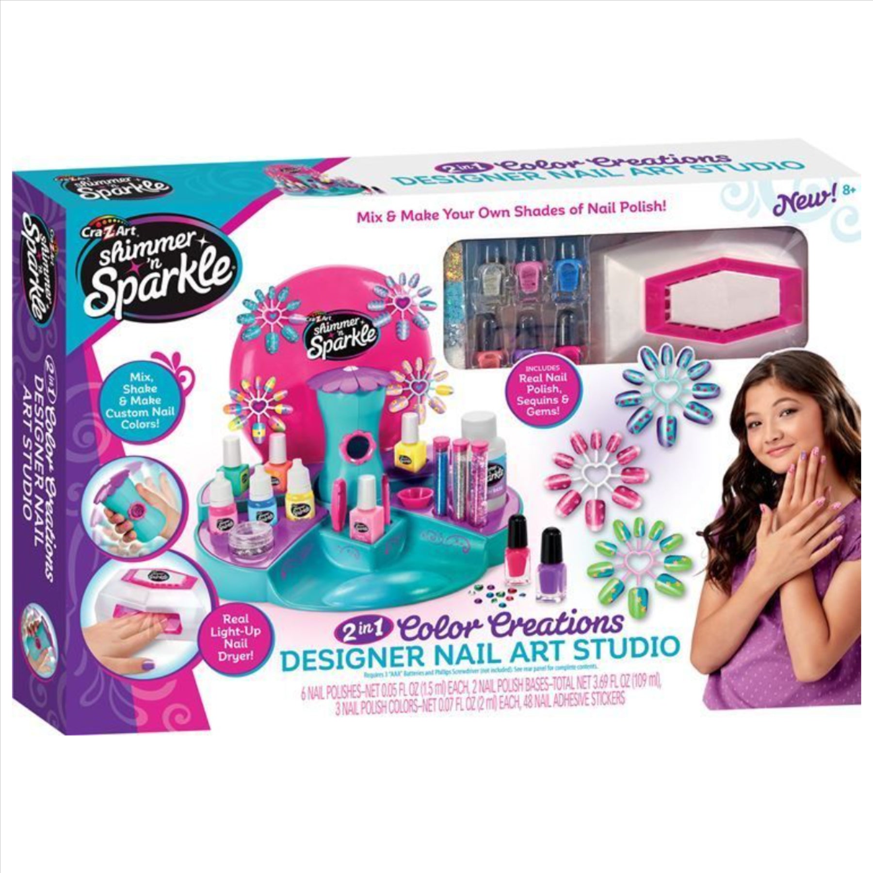 Shimmer N Sparkle Ultimate Designer Nail Art Studio by Cra-Z-Art - The Magic Toy Shop