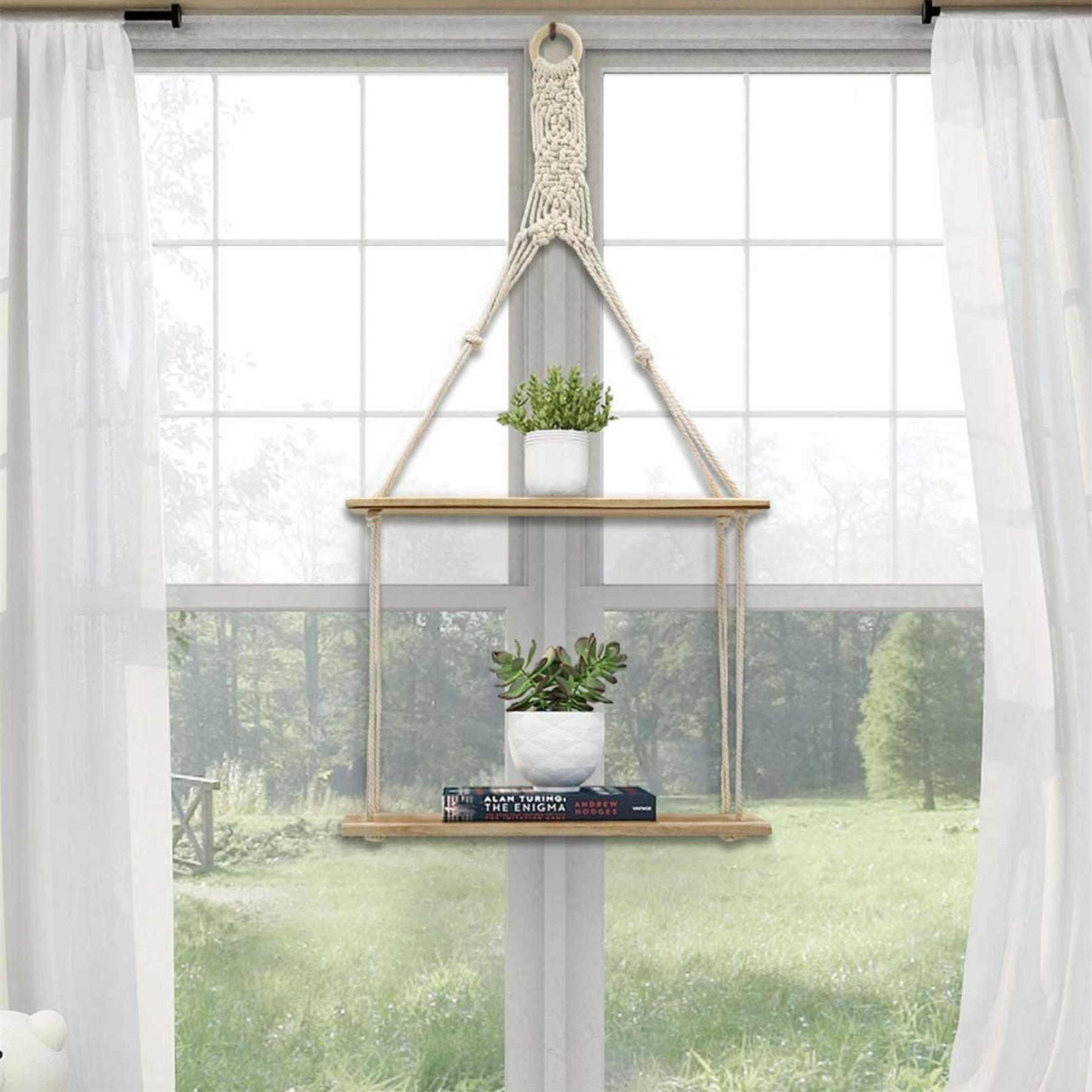 Hanging Boho Chic Floating Shelf by Geezy - The Magic Toy Shop