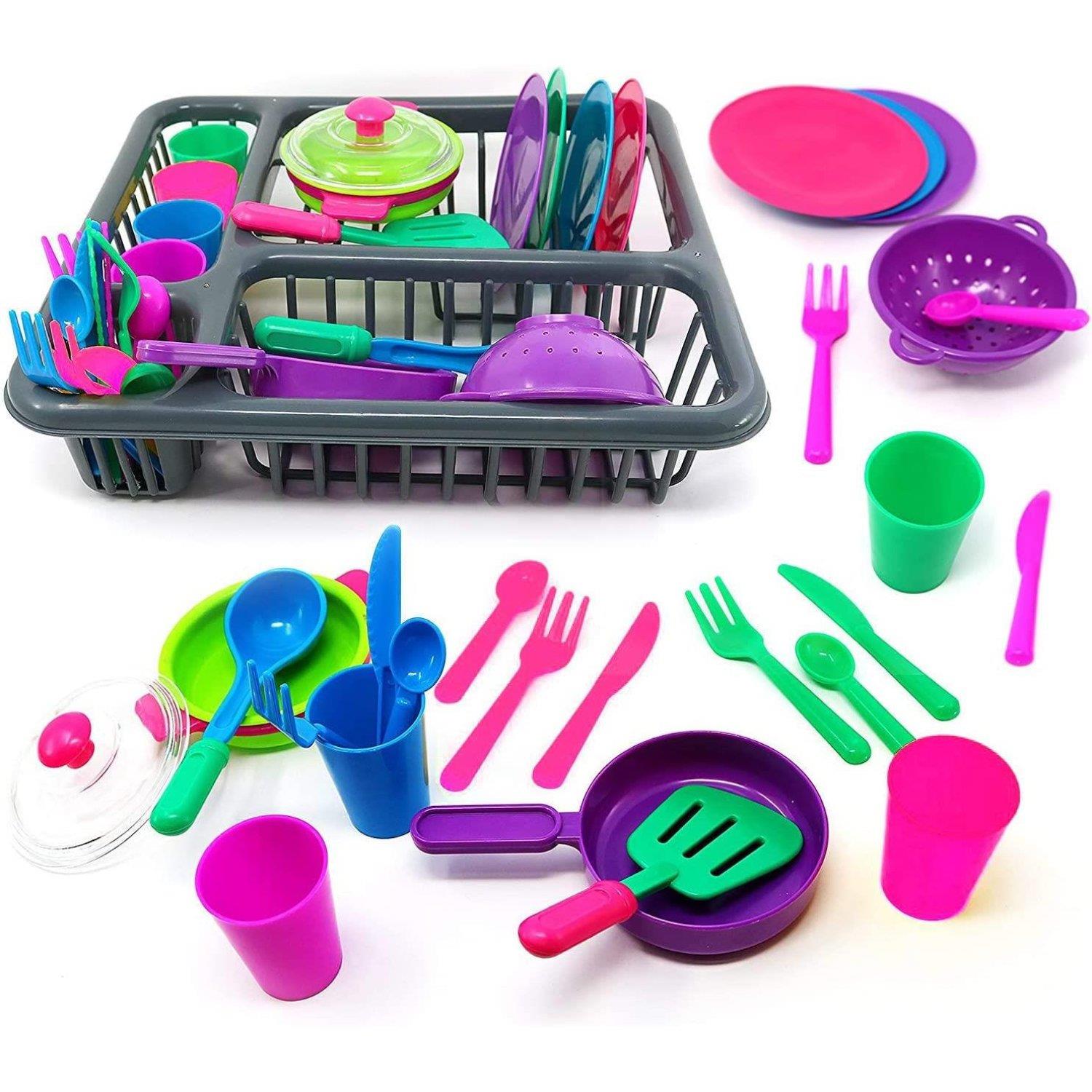 27 Pieces Kitchen Accessories Play Set For Kids by The Magic Toy Shop - The Magic Toy Shop