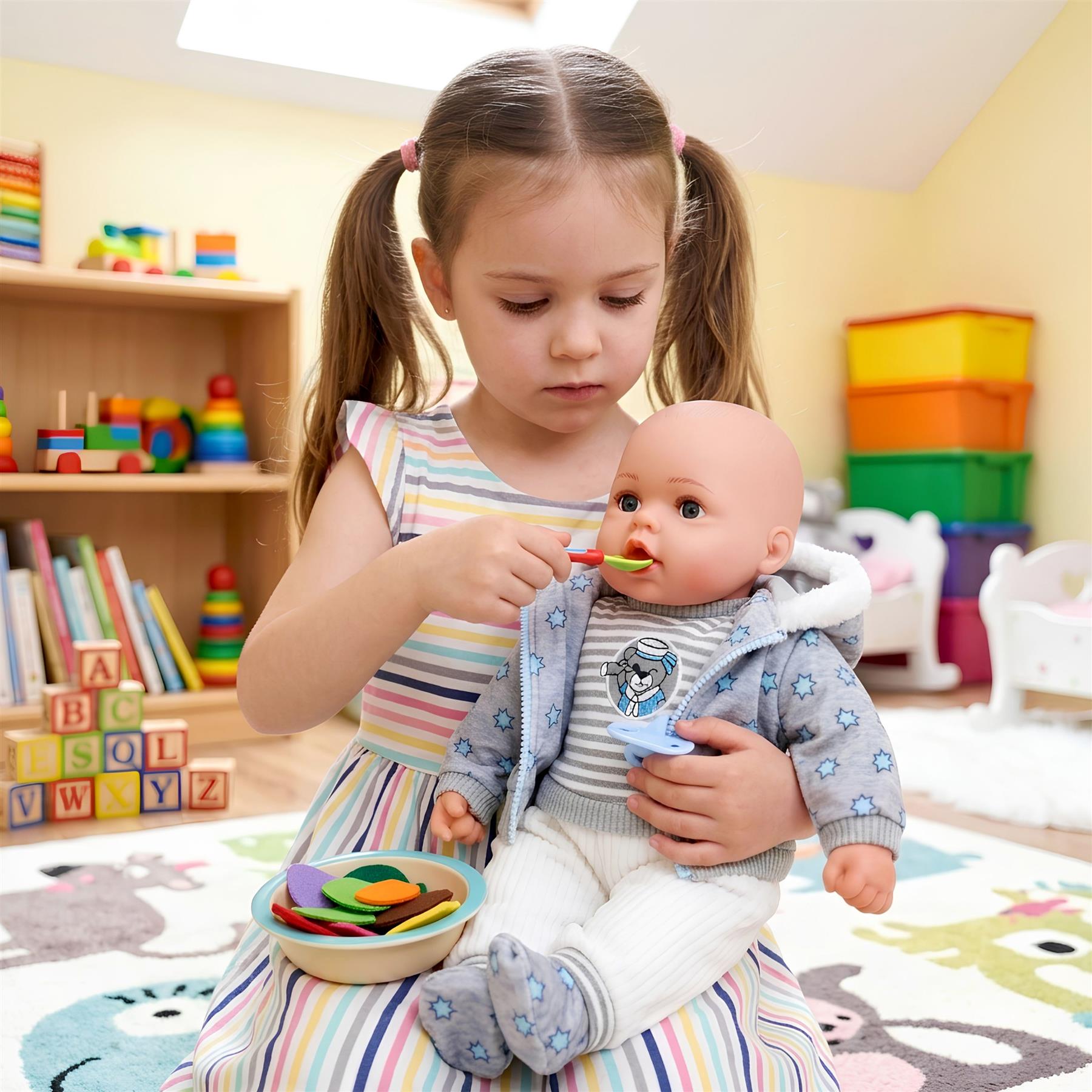 BiBi Baby Doll "Navy" (Sleepy Boy) (50 cm / 20")