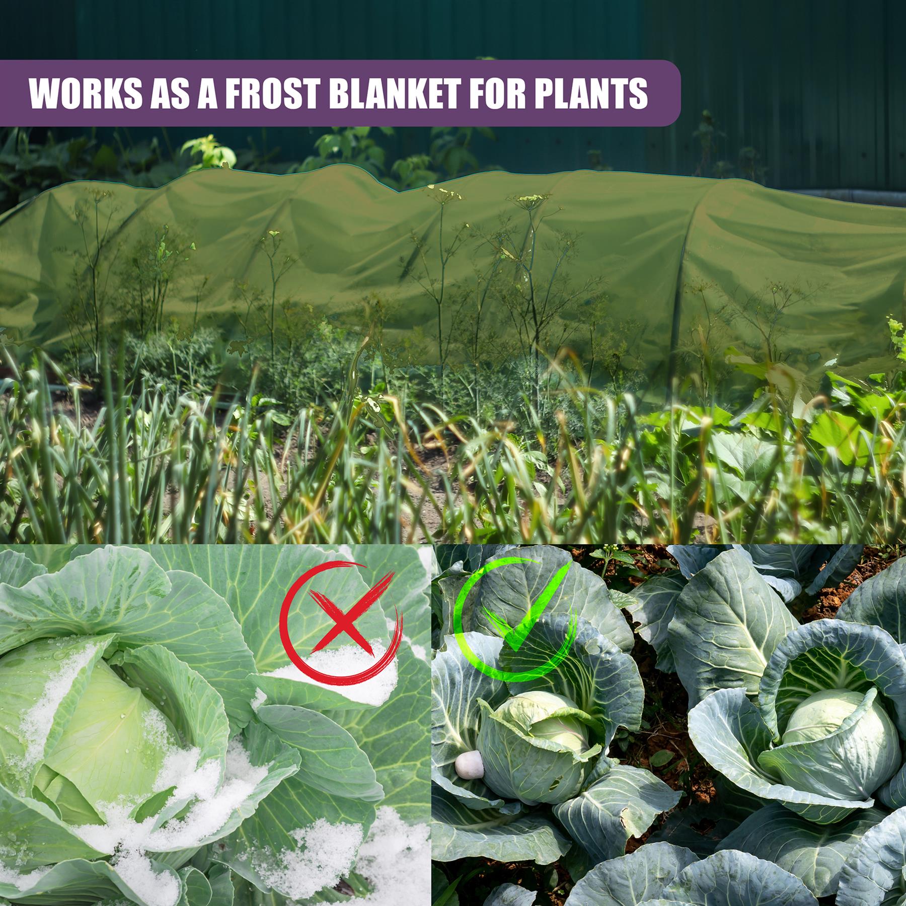 Garden Fleece Plant Cover 1x10m by GEEZY - The Magic Toy Shop