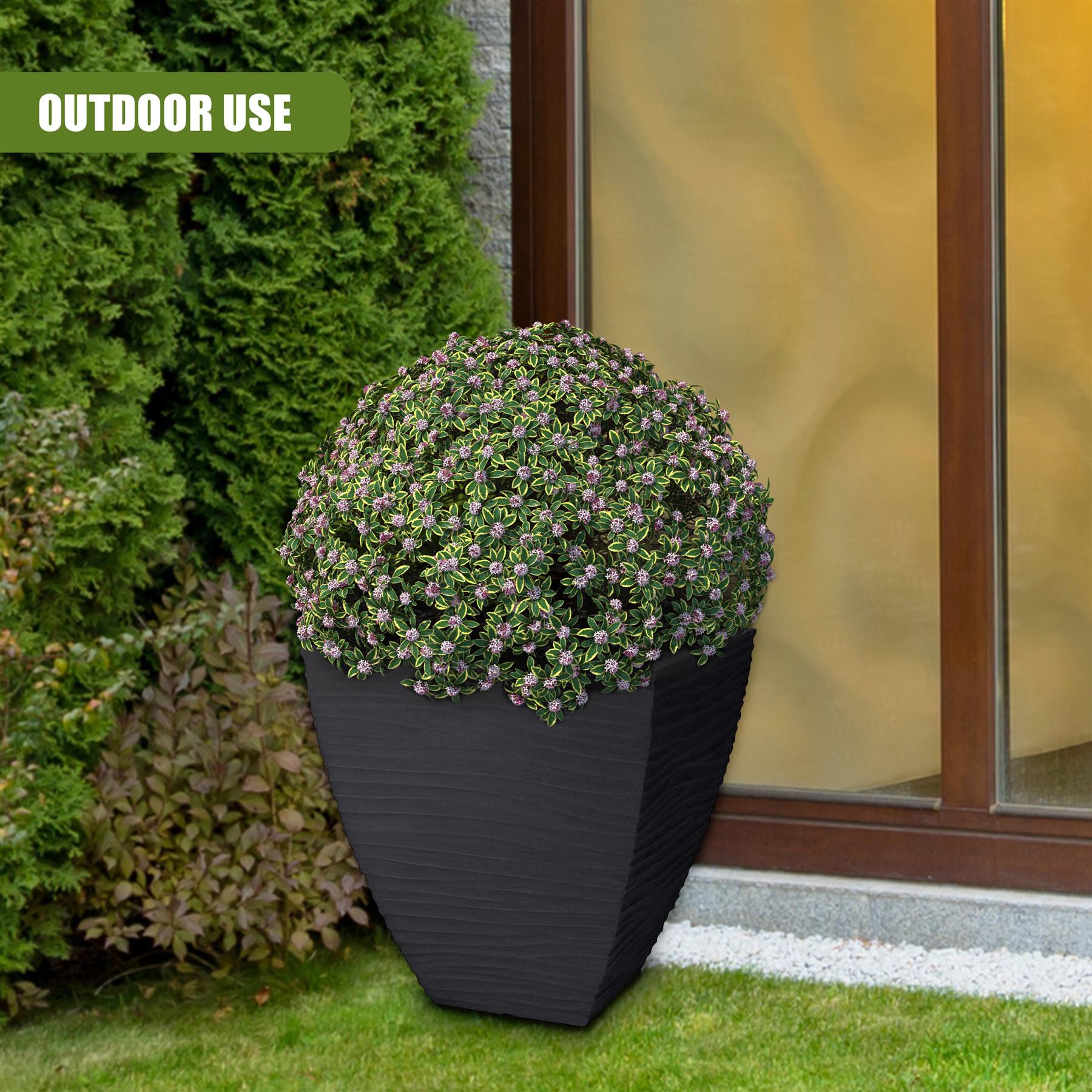 Large Flower Pot - Waves Pattern by GEEZY - The Magic Toy Shop