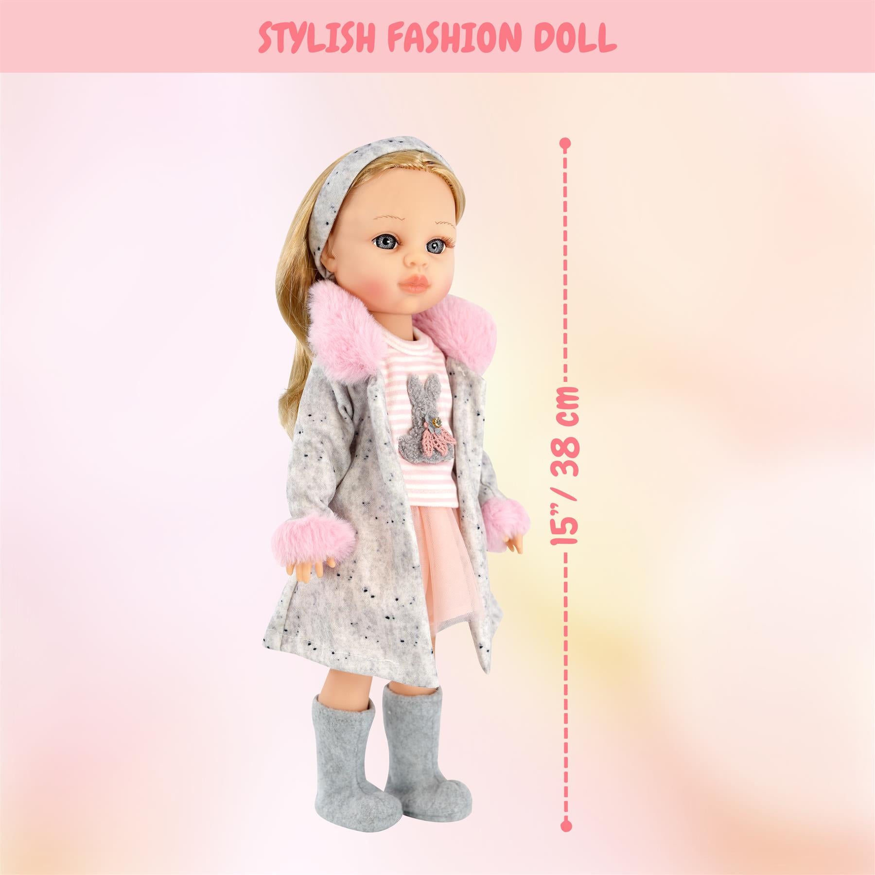 BiBI Fashion Doll "Emma" (38 cm / 15") by BiBi Doll - The Magic Toy Shop