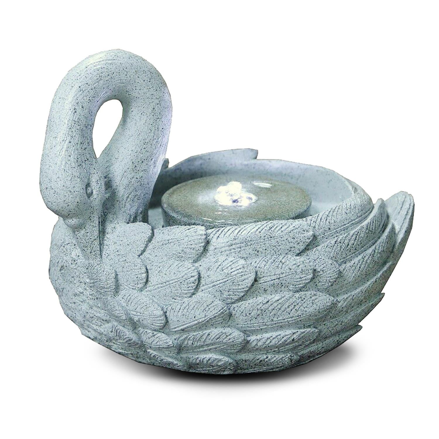 Swan Design Water Feature Outdoor With LED by GEEZY - The Magic Toy Shop