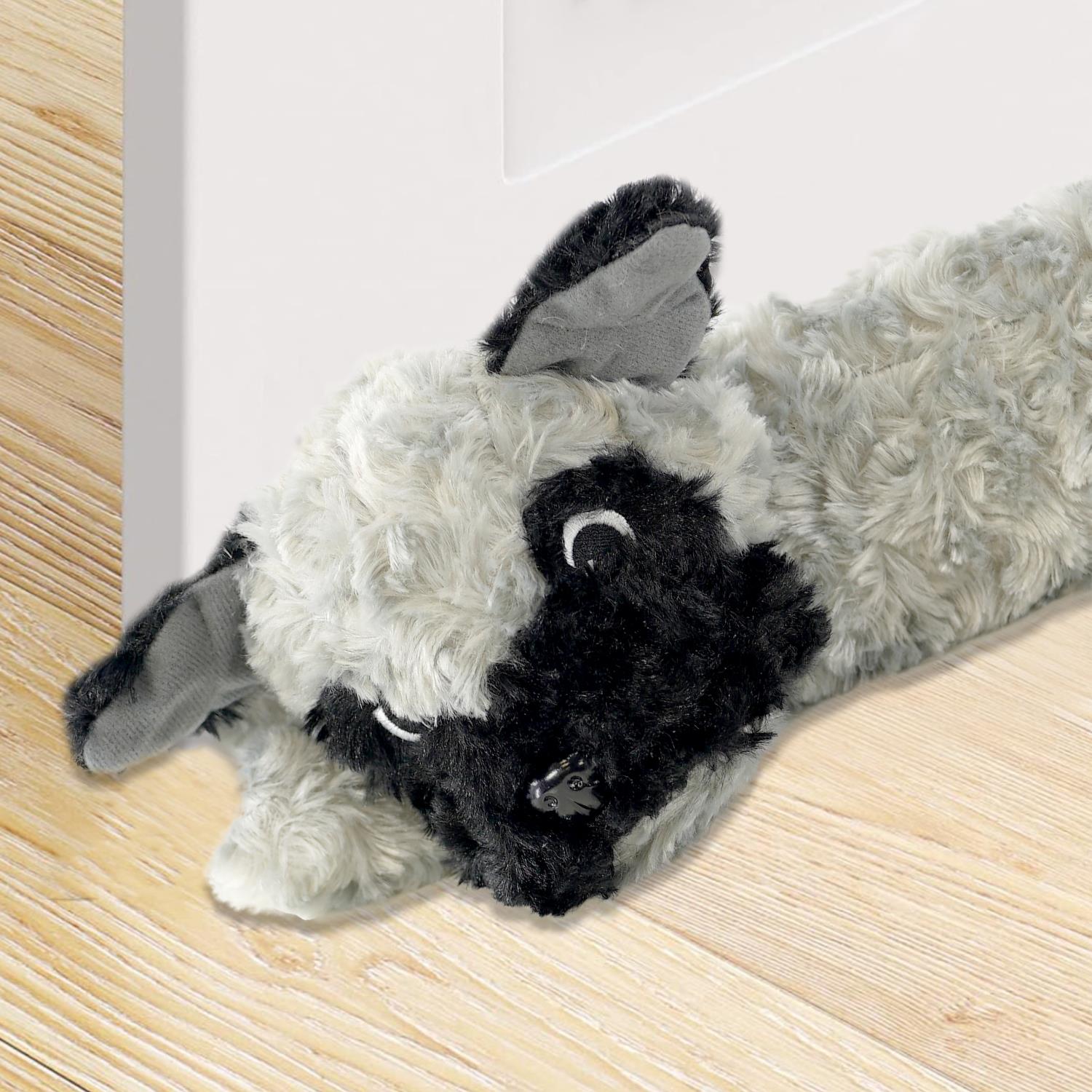 Novelty Grey Dog Draught Excluder for Doors by GEEZY - The Magic Toy Shop