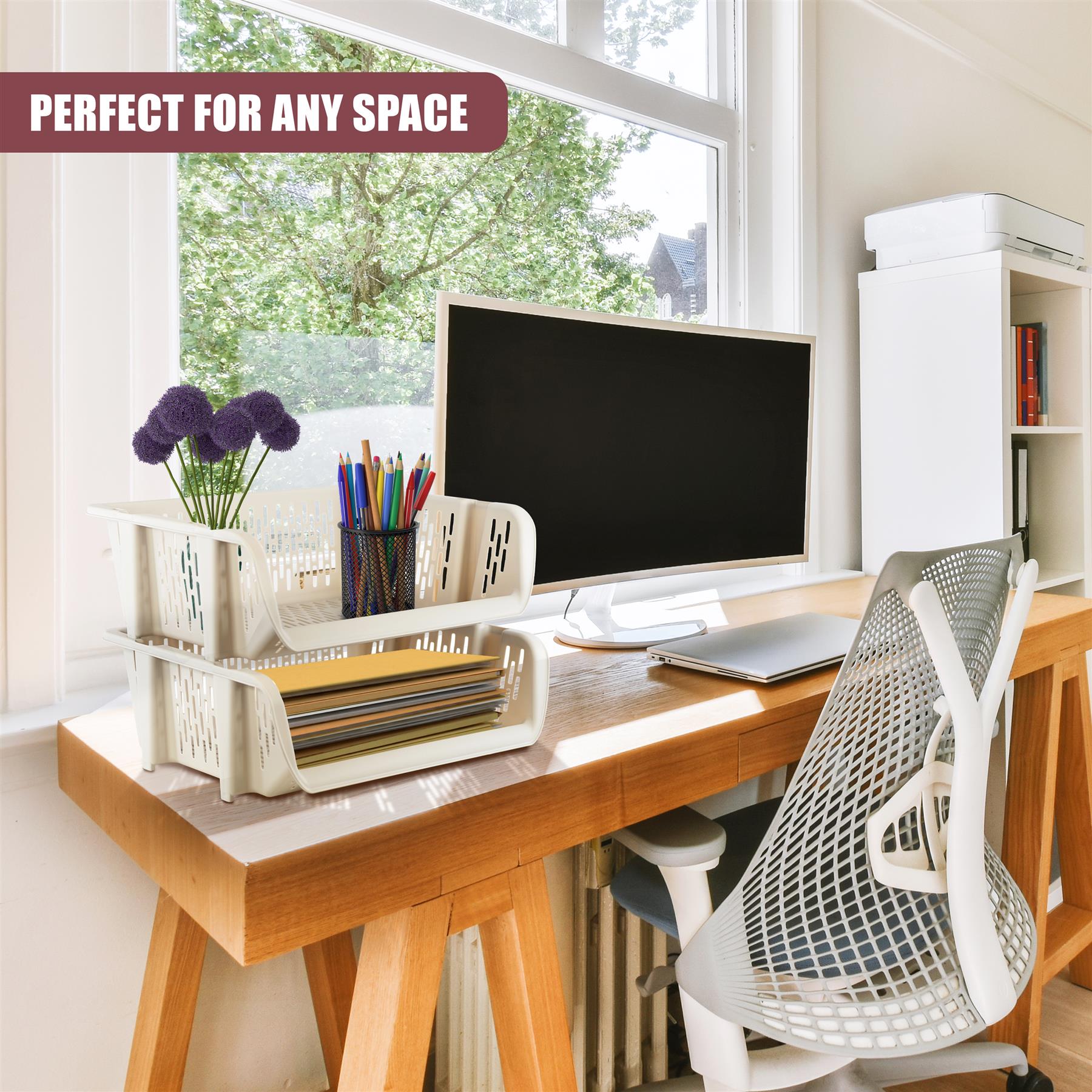 Stackable Storage Baskets Set of 4 by GEEZY - The Magic Toy Shop