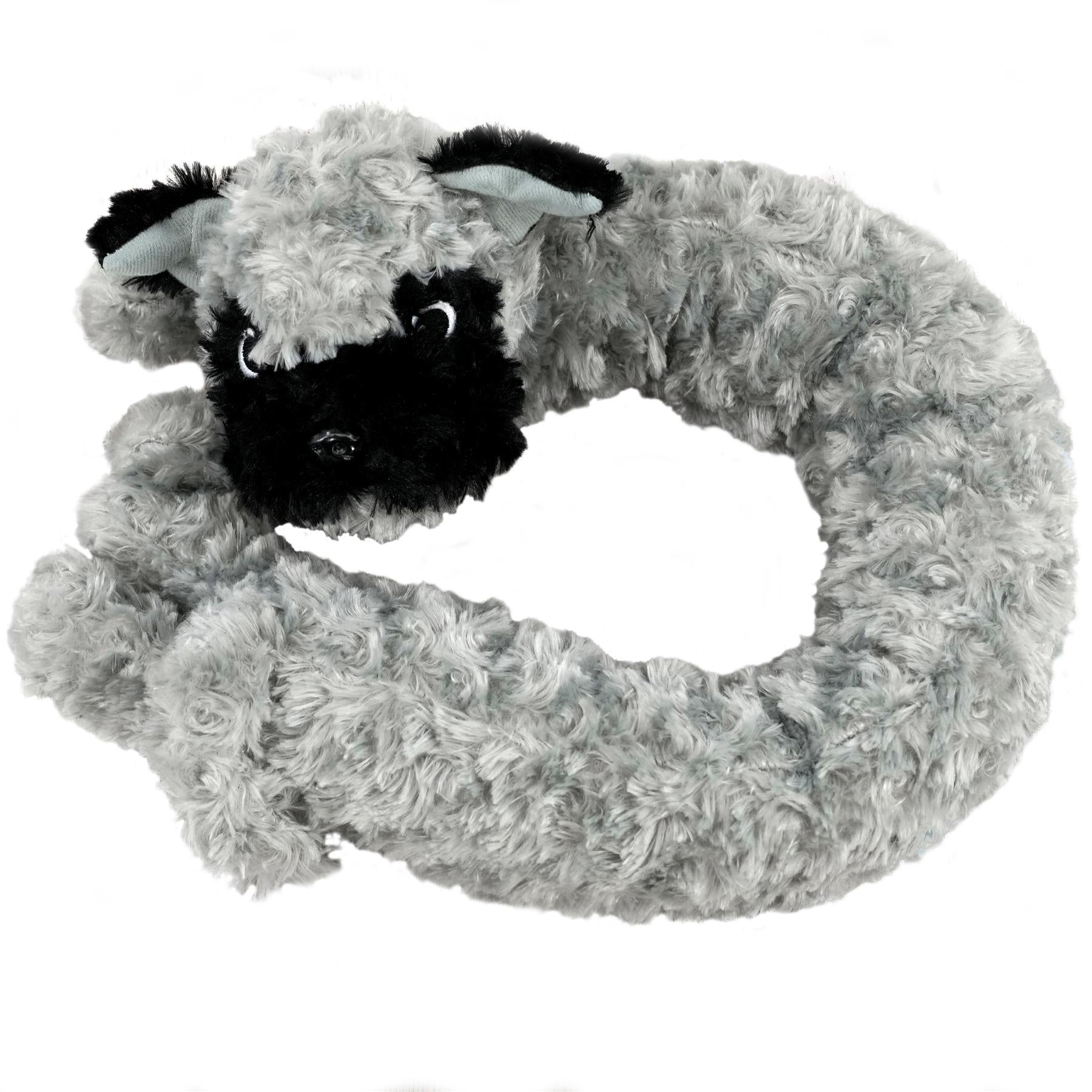 Novelty Grey Dog Draught Excluder for Doors by GEEZY - The Magic Toy Shop