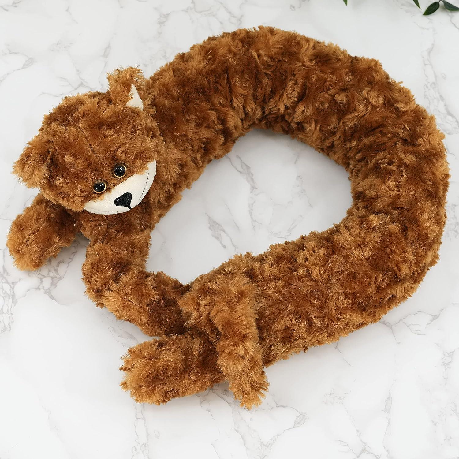 Novelty Brown Cat Micro-Fleece Excluder by Geezy - The Magic Toy Shop