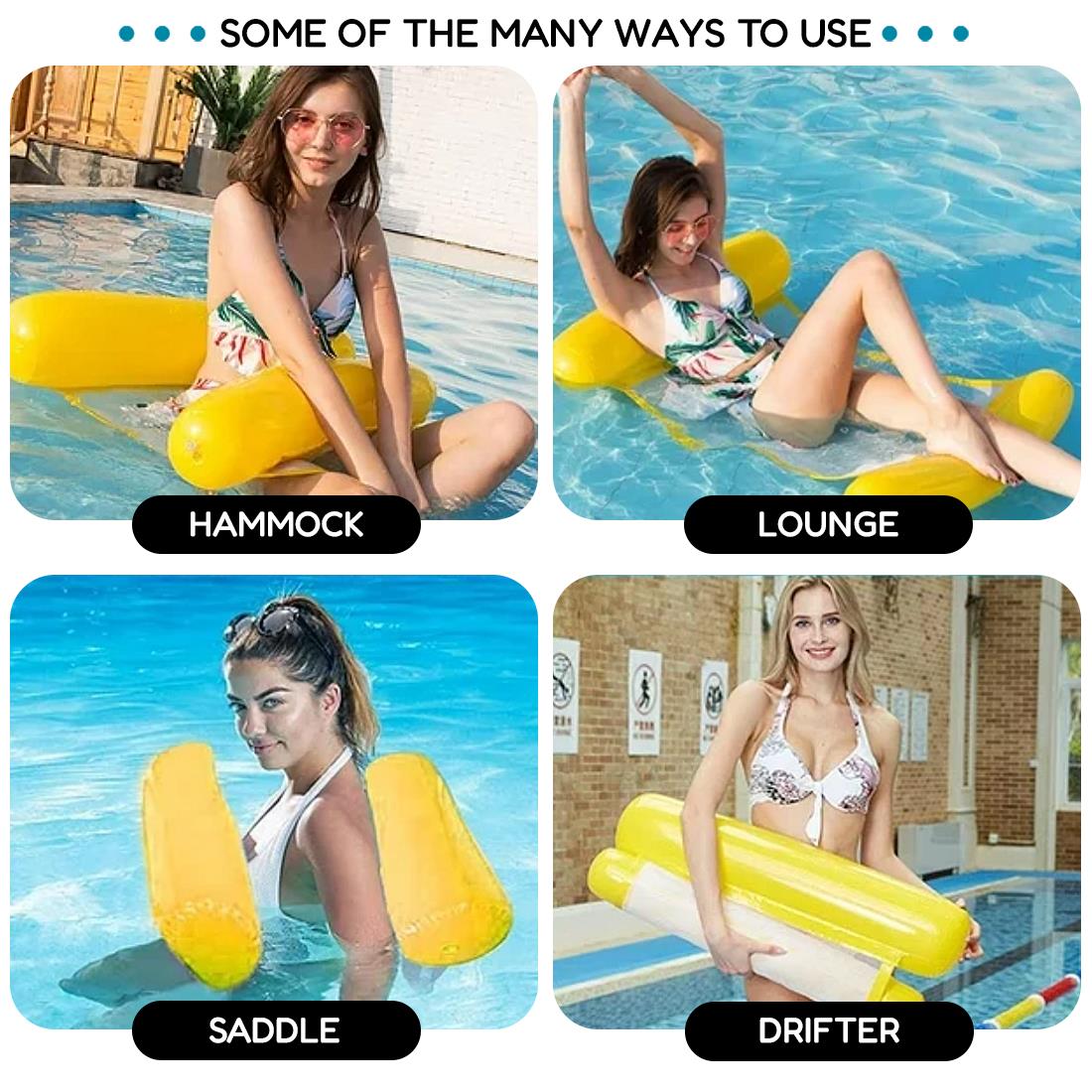 Floating Inflatble Water Hammock Set of 2 by GEEZY - The Magic Toy Shop