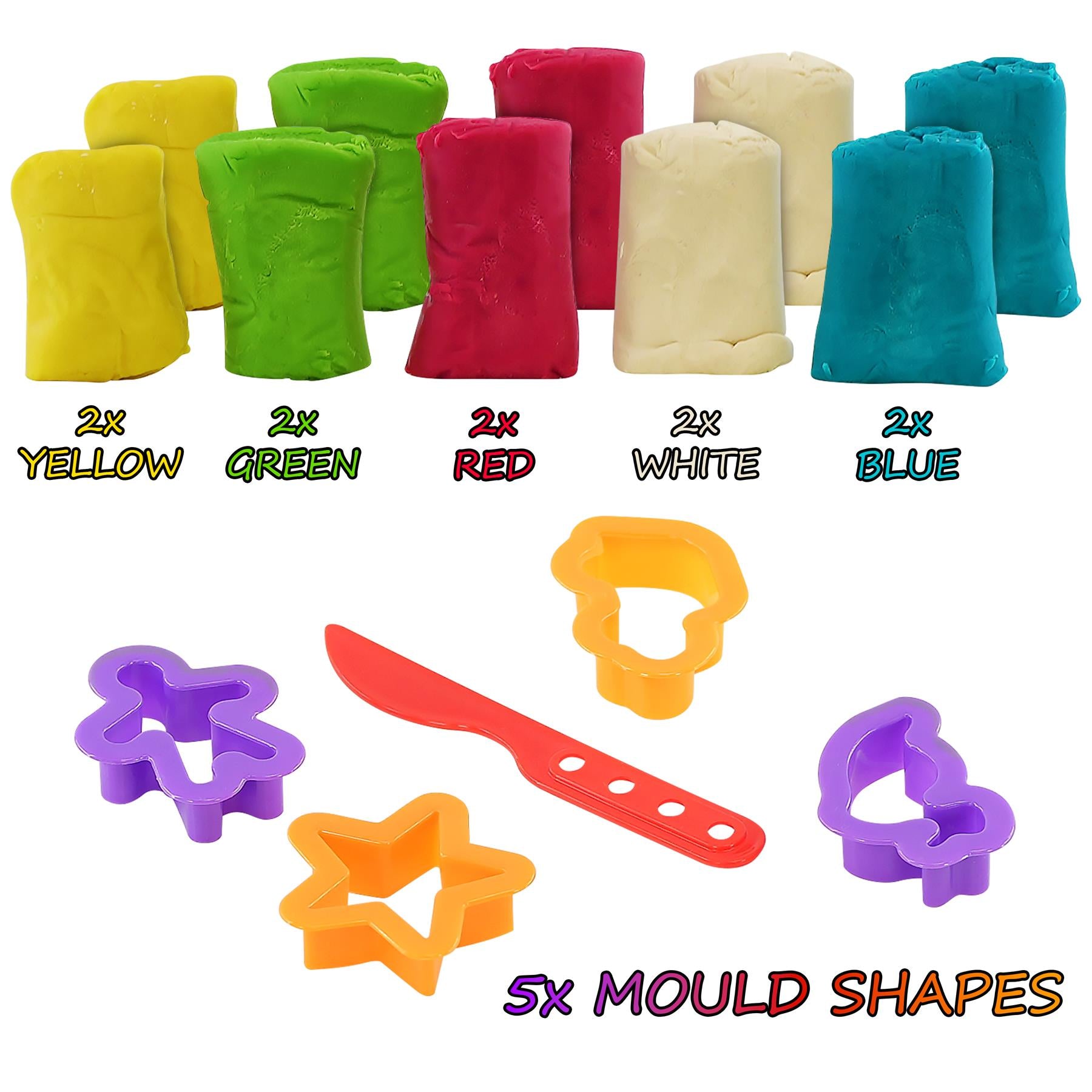 15 pcs Modelling Dough Bucket by The Magic Toy Shop - The Magic Toy Shop