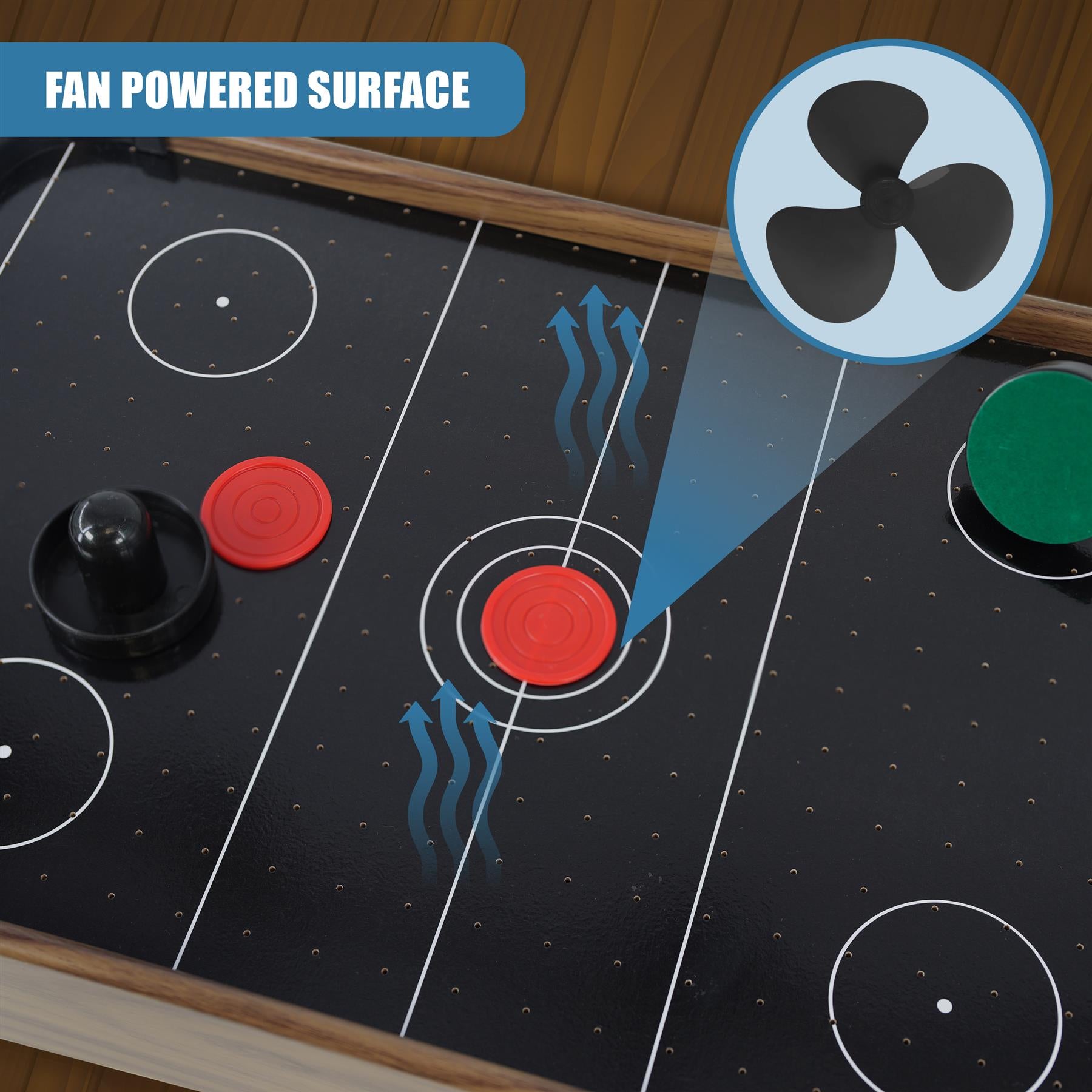 Wooden Mini Air Hockey Table by The Magic Toy Shop - The Magic Toy Shop