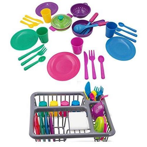 27 Pieces Kitchen Accessories Play Set For Kids by The Magic Toy Shop - The Magic Toy Shop