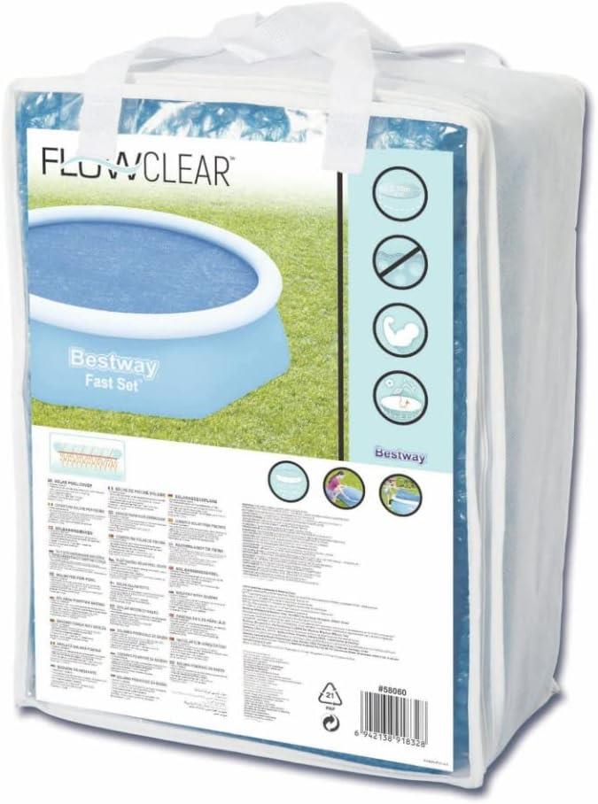 Bestway Round Solar Swimming Pool Cover 8 ft by Bestway - The Magic Toy Shop
