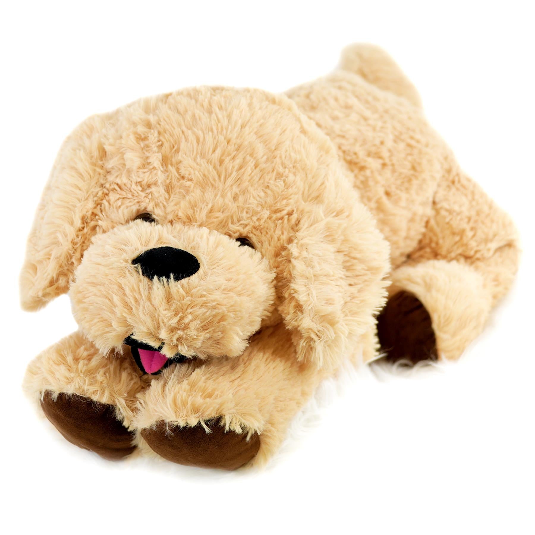 Giant Plush Lying Dog Soft Toy - 70 cm