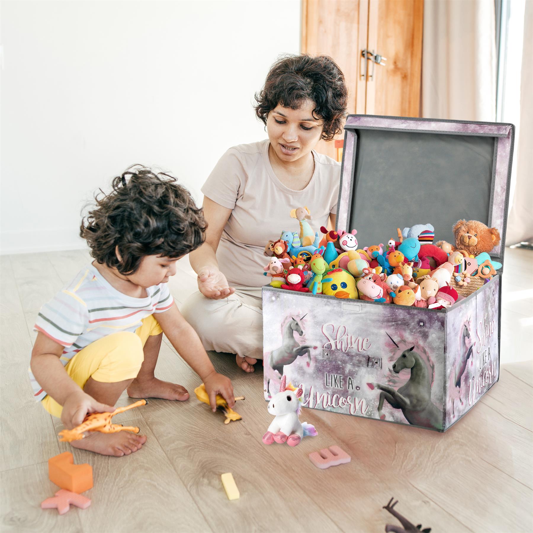 Unicorns Large Storage Box by The Magic Toy Shop - The Magic Toy Shop
