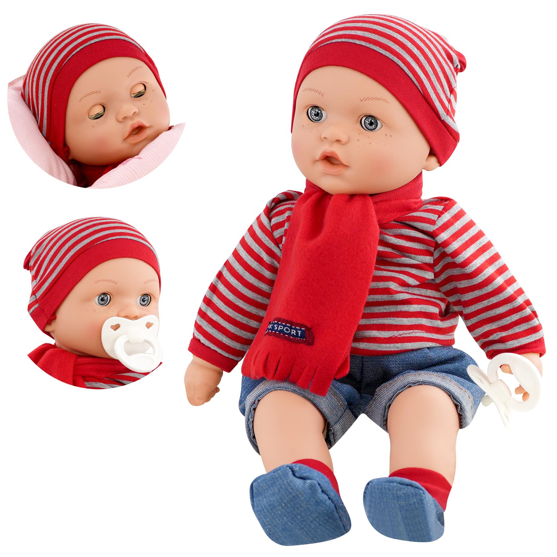 BiBi Sleeping Boy Doll (40 cm / 16") by BiBi Doll - The Magic Toy Shop