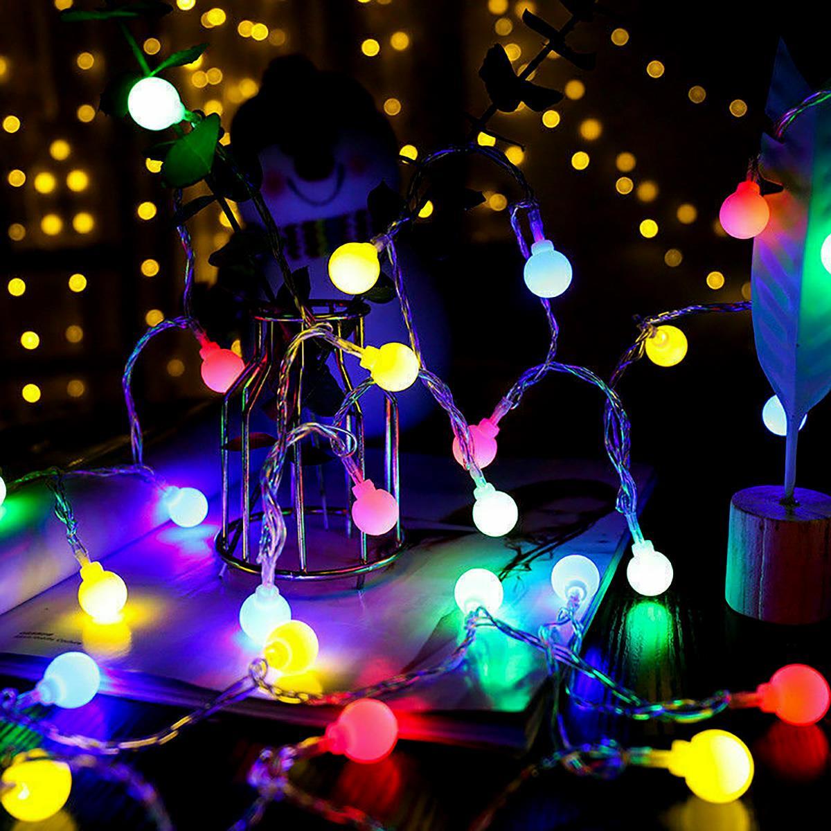 100 Berry Christmas LED Lights Multi Coloured by Geezy - The Magic Toy Shop