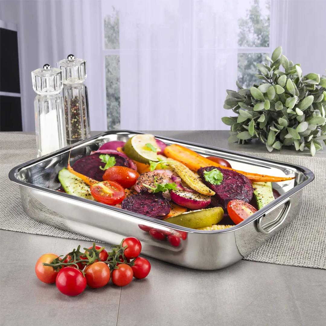 Stainless Steel Oven Roasting Tray by GEEZY - The Magic Toy Shop