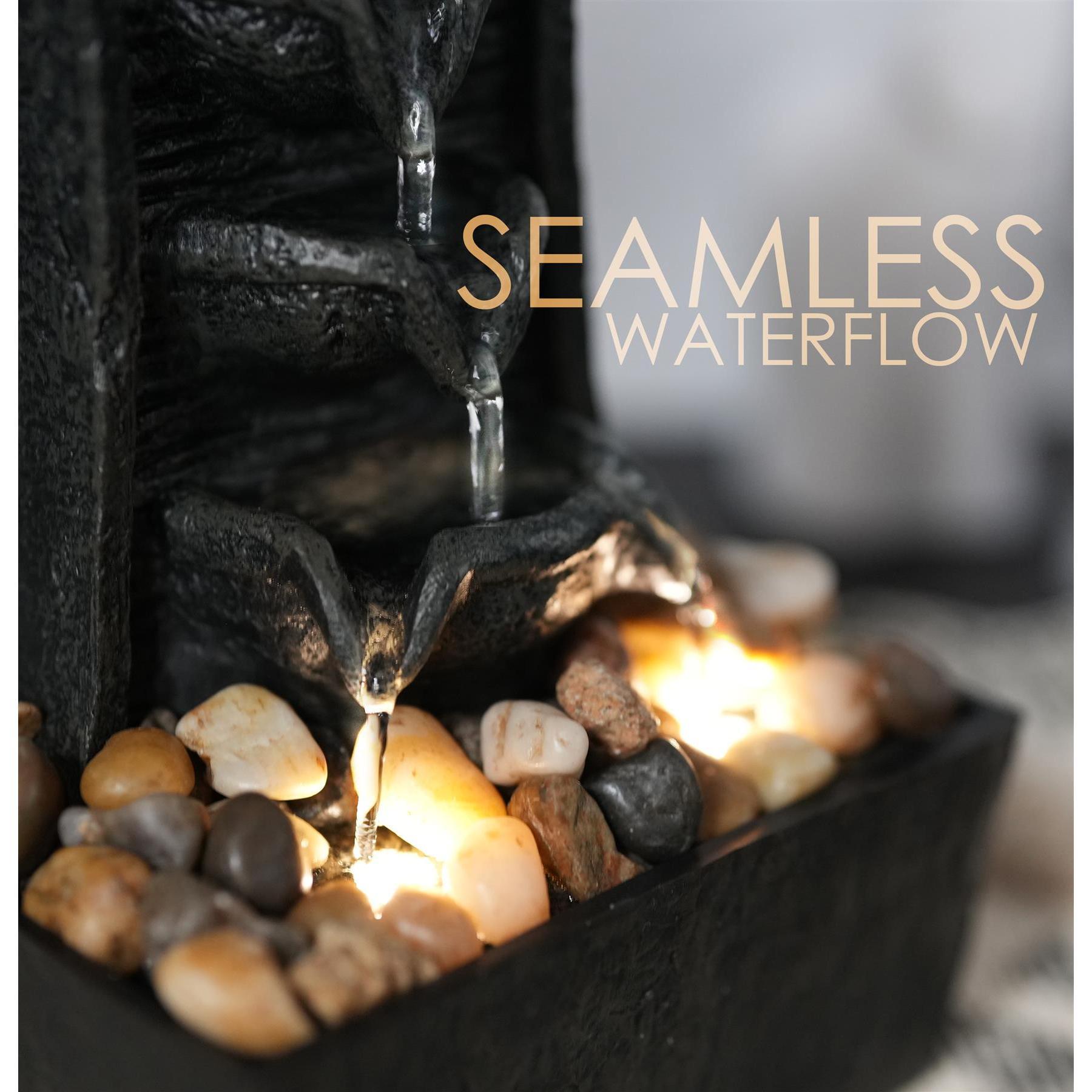 Tiers Water Feature Indoor With LED by GEEZY - The Magic Toy Shop