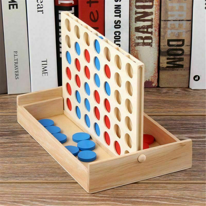 4 in a Row Traditional Wooden Game by The Magic Toy Shop - The Magic Toy Shop